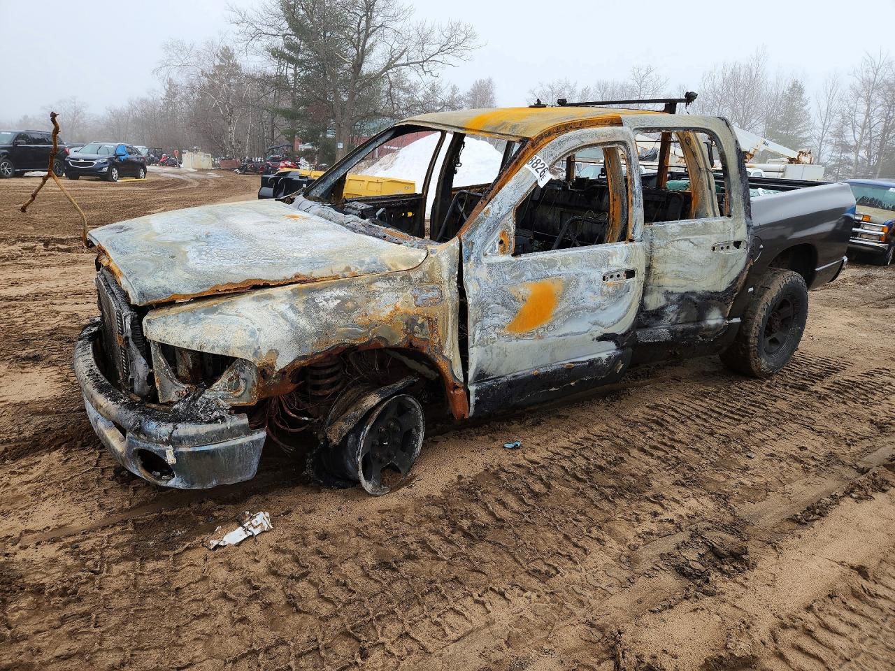 2004 Dodge Ram 2500 St Burn vin: 3D7KU28C44G167072