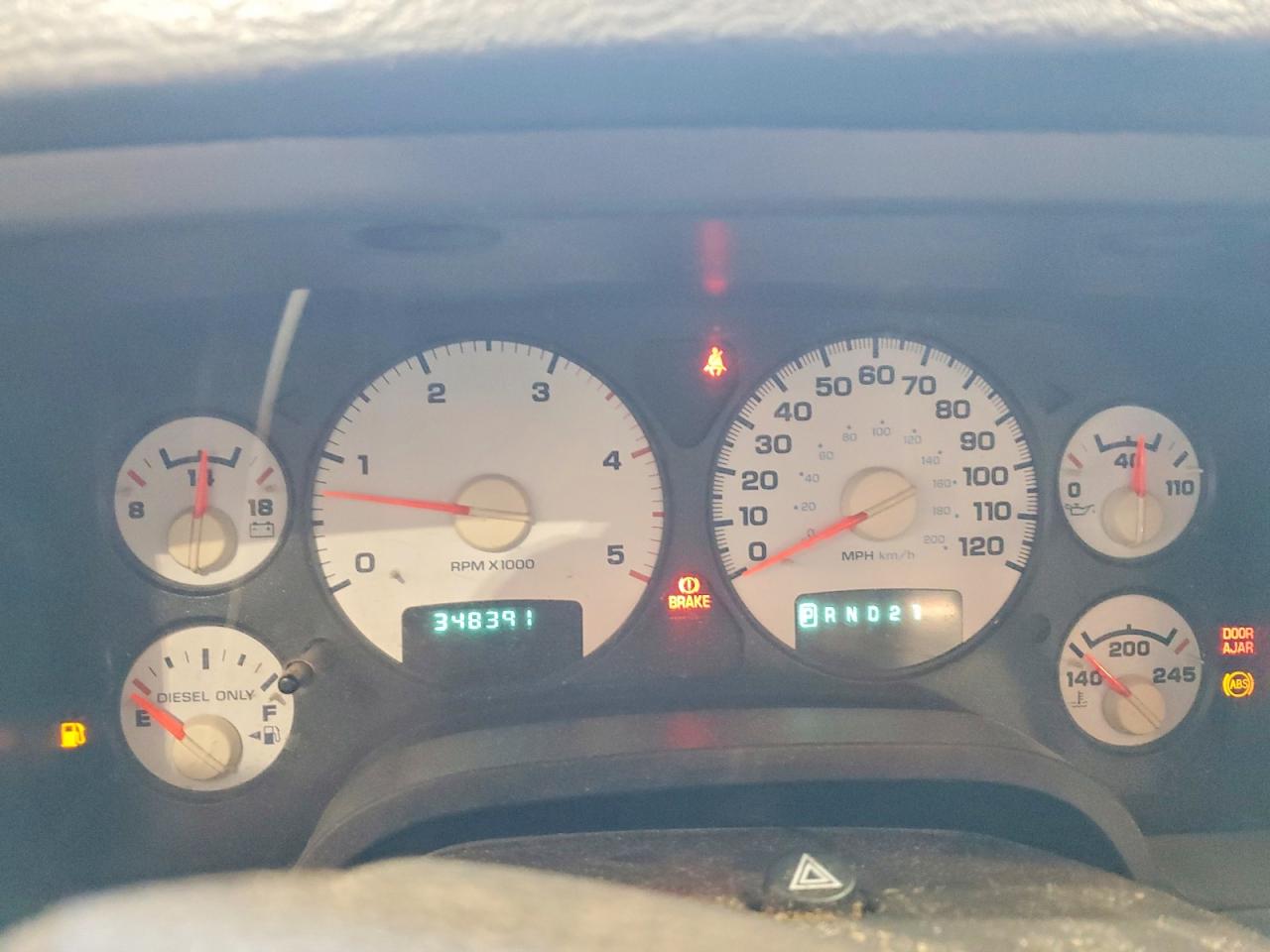 2004 Dodge Ram 2500 St Blue vin: 3D7KU28C44G179500