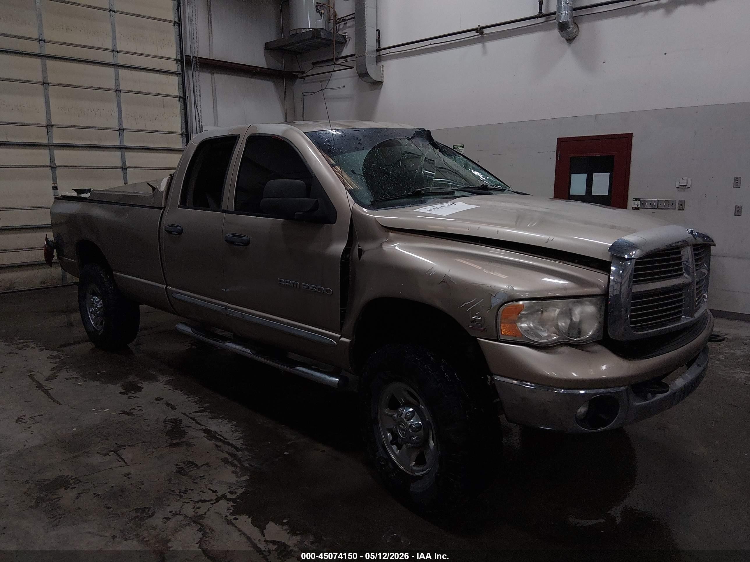 2004 Dodge Ram 2500 Slt/laramie Gold vin: 3D7KU28C54G217543