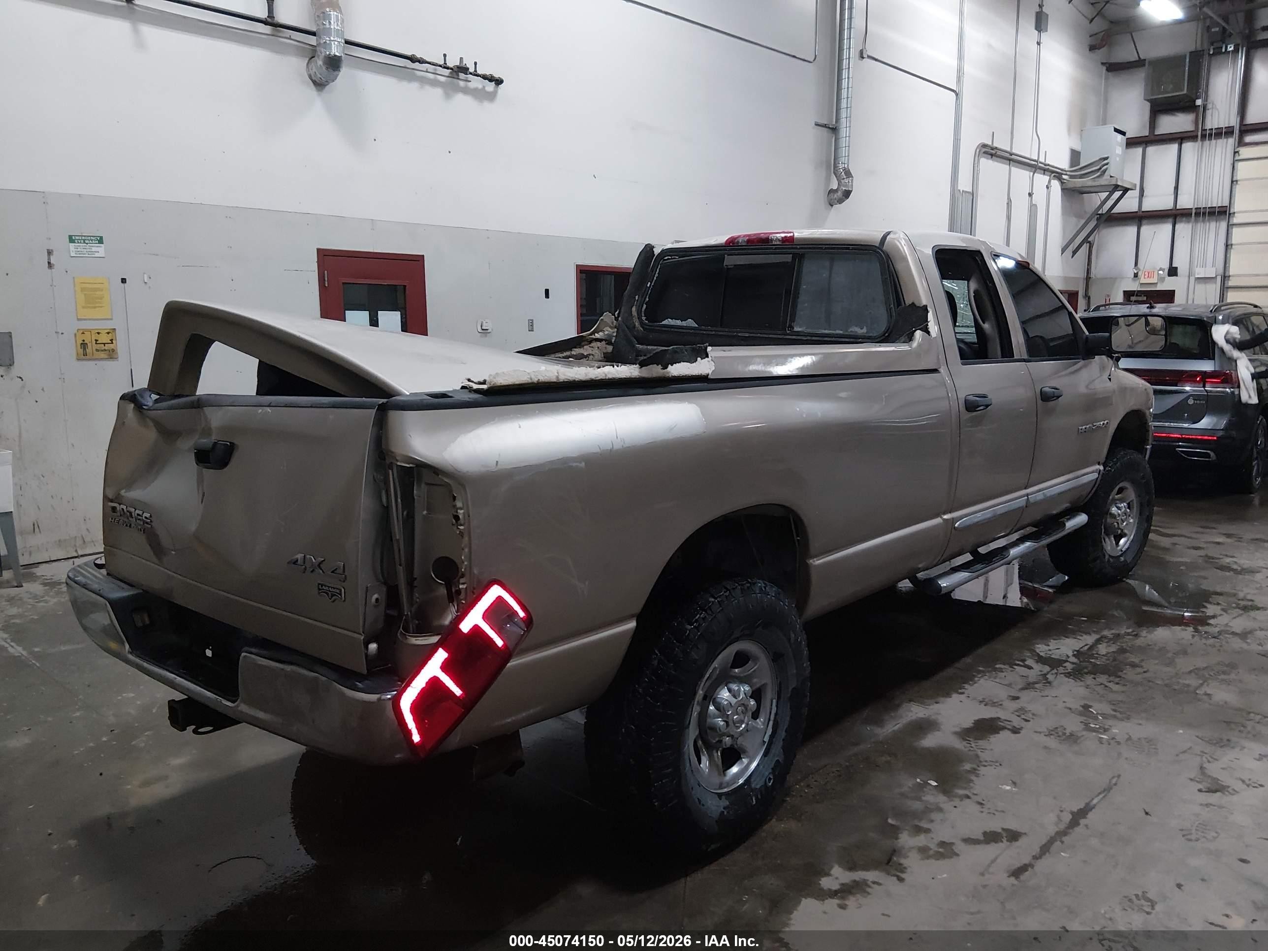 2004 Dodge Ram 2500 Slt/laramie Gold vin: 3D7KU28C54G217543