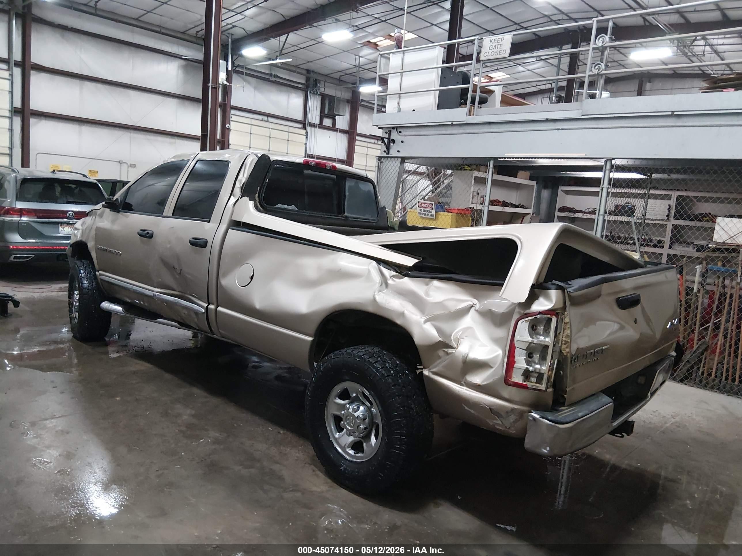 2004 Dodge Ram 2500 Slt/laramie Gold vin: 3D7KU28C54G217543