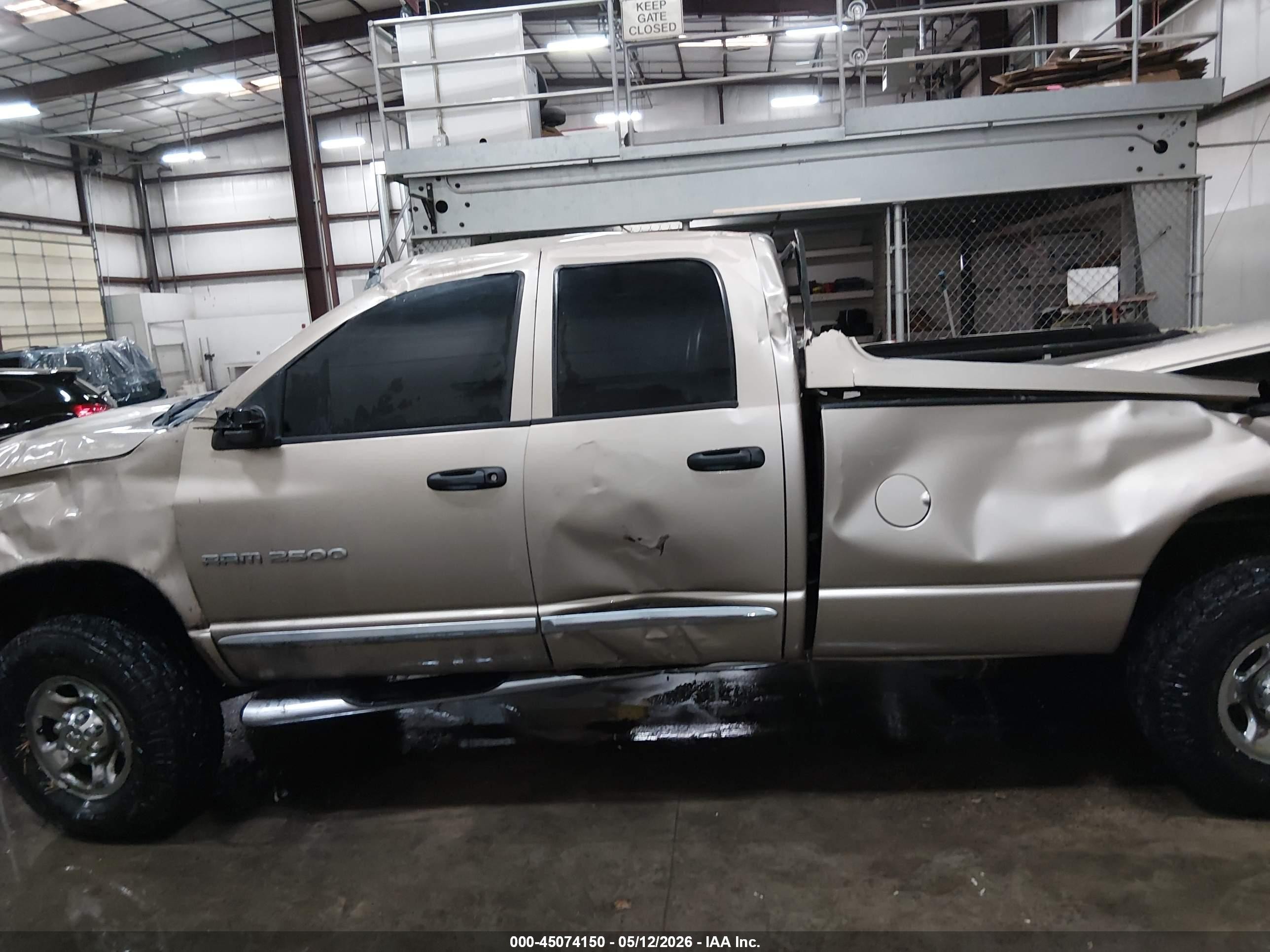 2004 Dodge Ram 2500 Slt/laramie Gold vin: 3D7KU28C54G217543