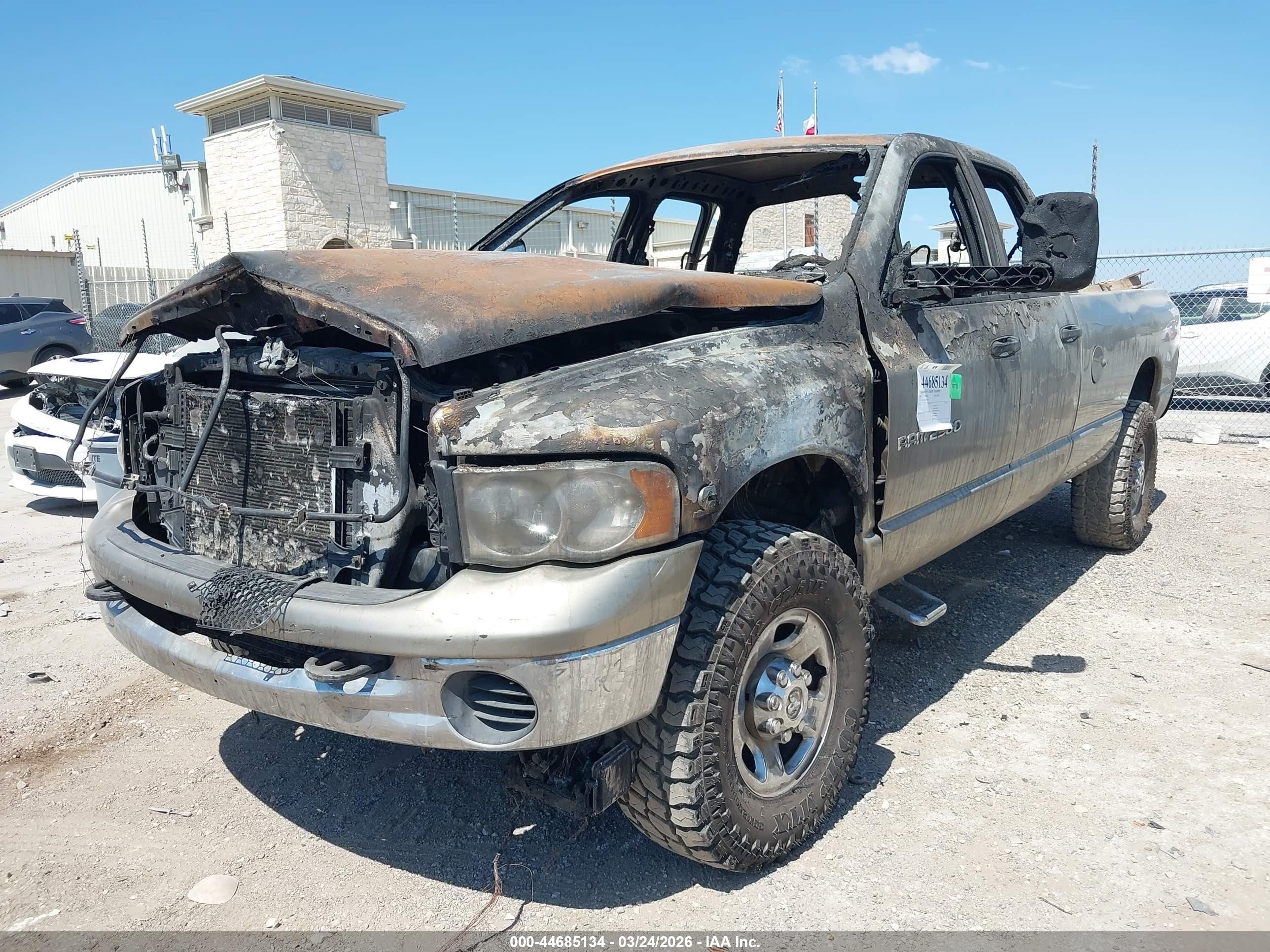 2004 Dodge Ram 2500 Slt/laramie Gray vin: 3D7KU28C54G231572
