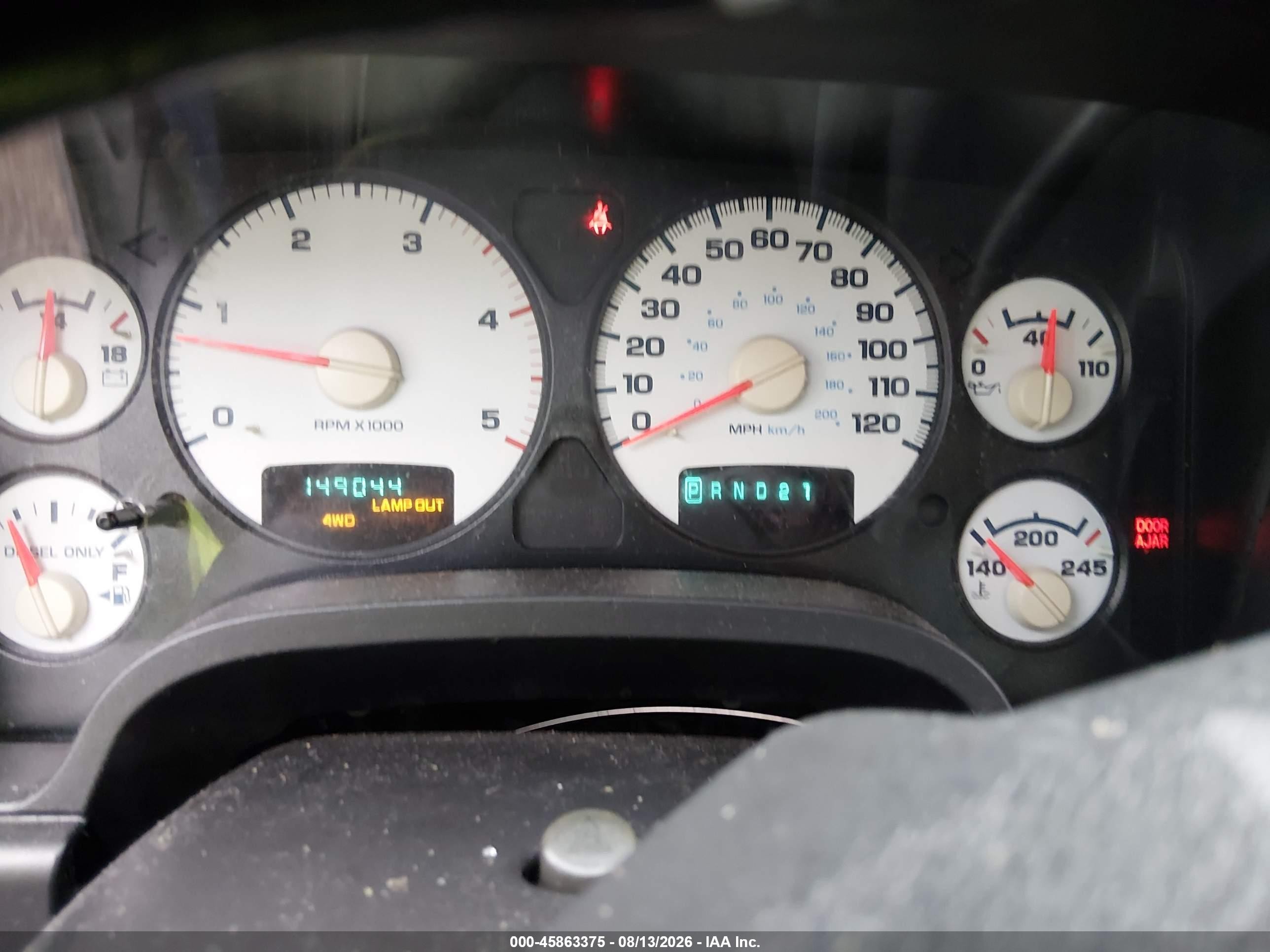2004 Dodge Ram 2500 Slt/laramie Maroon vin: 3D7KU28C54G273904