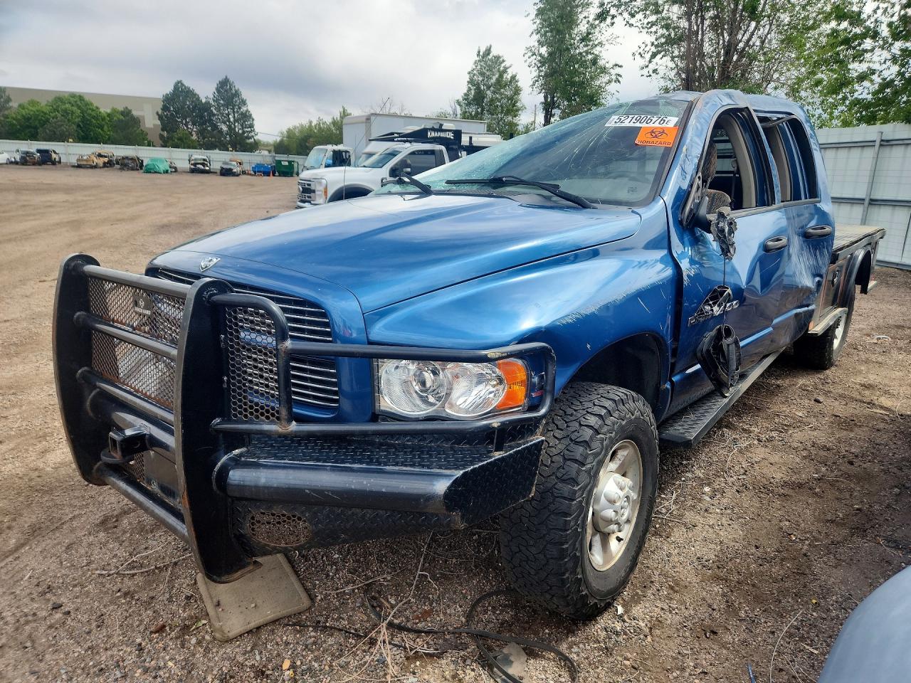 2003 Dodge Ram 2500 St Blue vin: 3D7KU28C63G842869