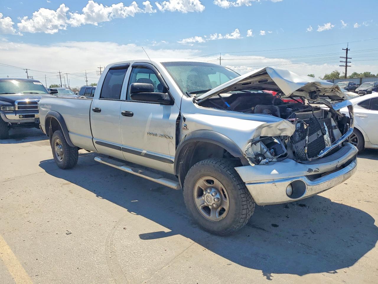 2004 Dodge Ram 2500 St Silver vin: 3D7KU28C64G104779
