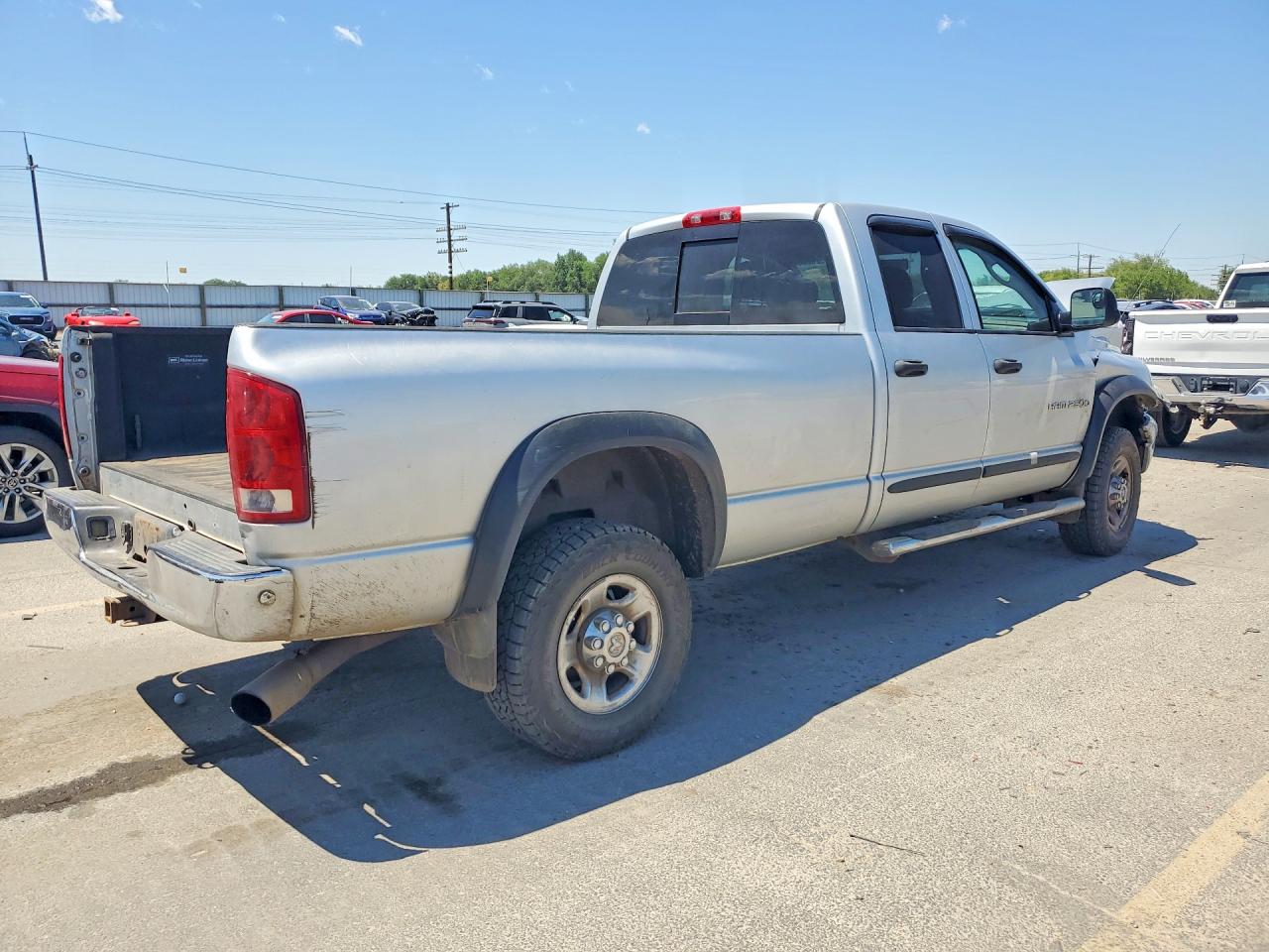 2004 Dodge Ram 2500 St Silver vin: 3D7KU28C64G104779