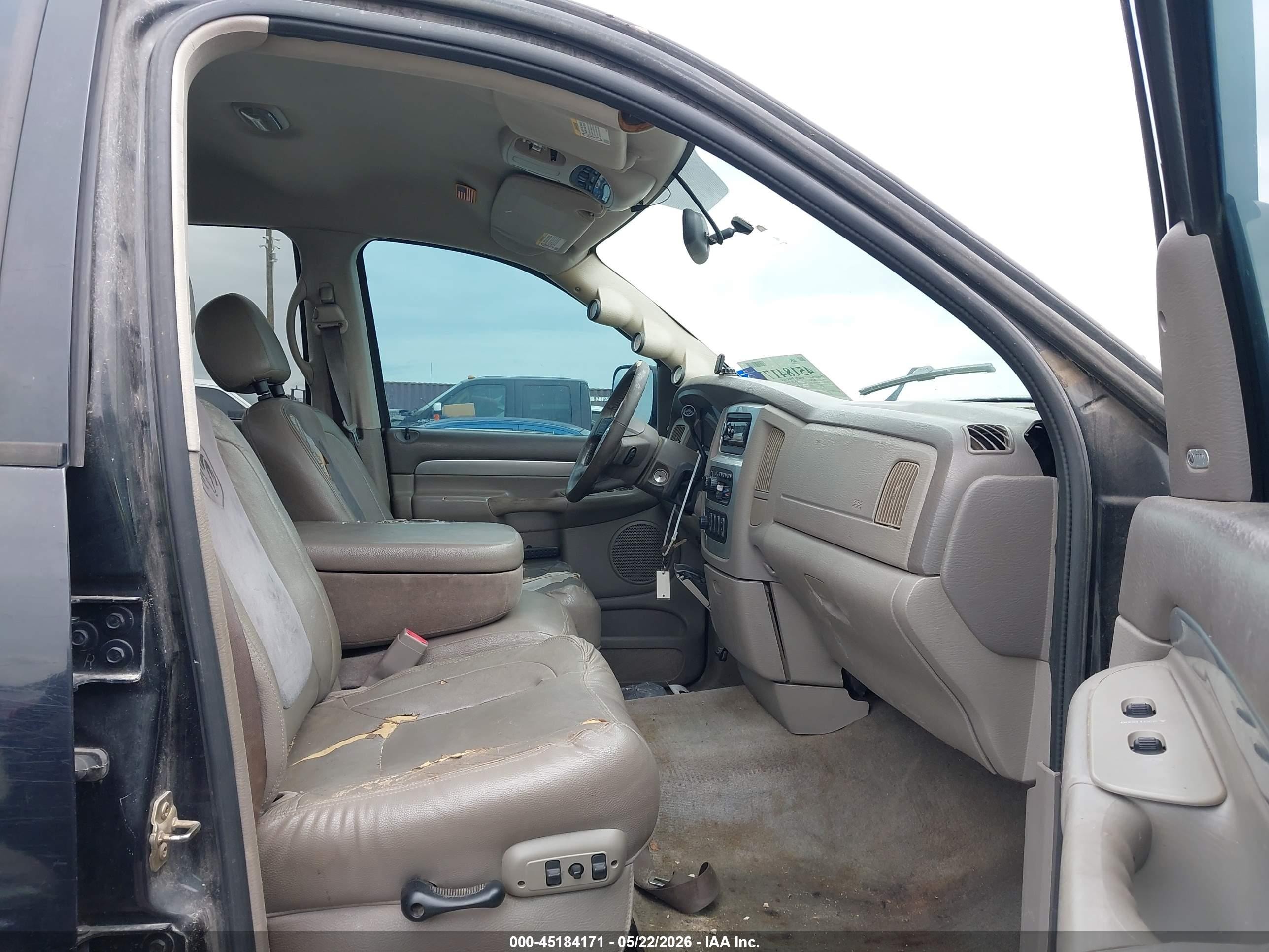 2004 Dodge Ram 2500 Slt/laramie Black vin: 3D7KU28C64G213307