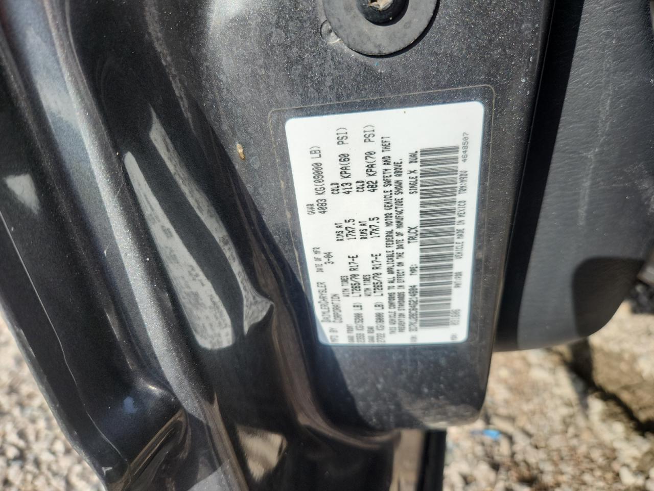 2004 Dodge Ram 2500 St Gray vin: 3D7KU28C64G214604