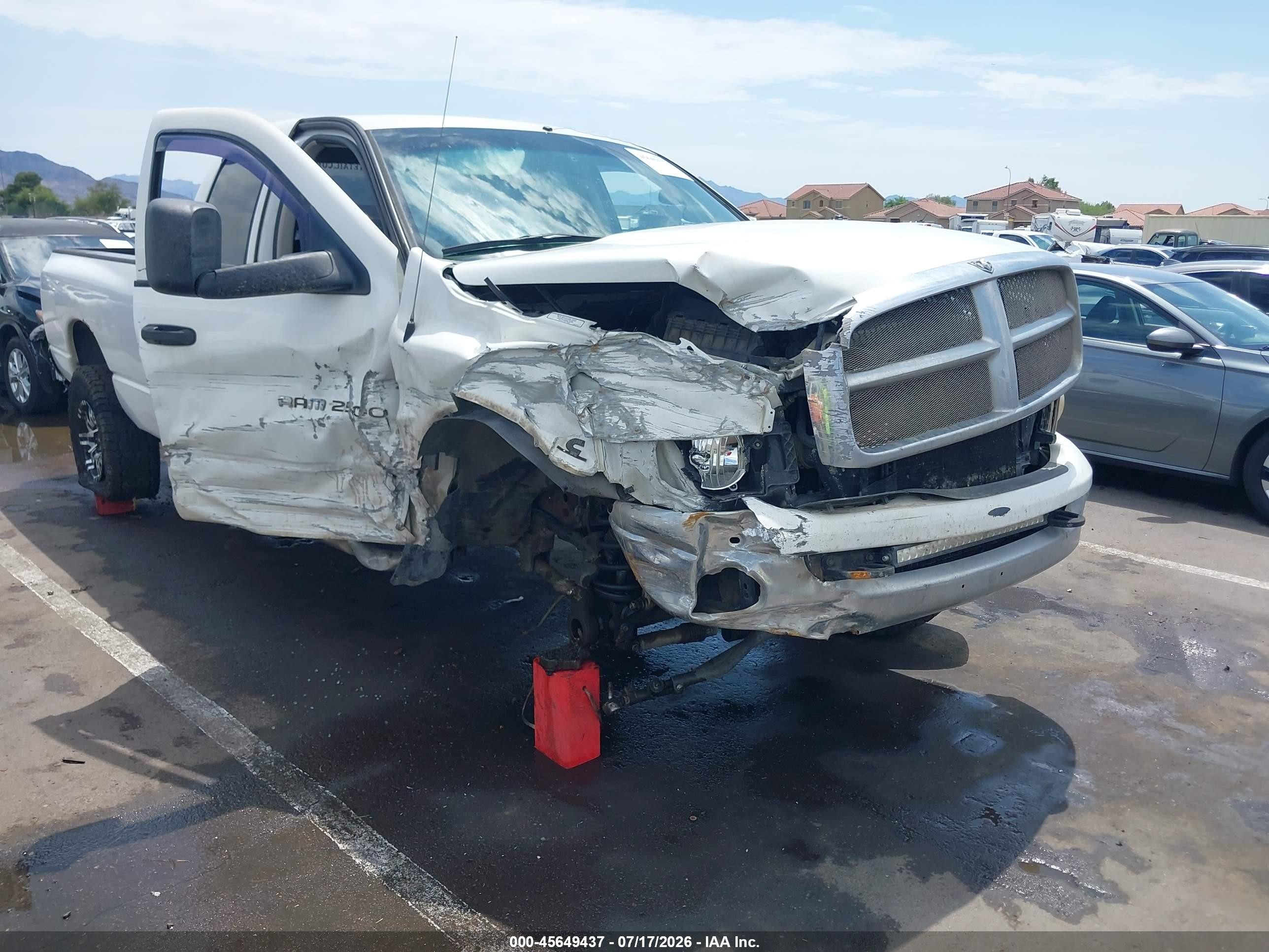 2004 Dodge Ram 2500 Slt/laramie White vin: 3D7KU28C74G120246