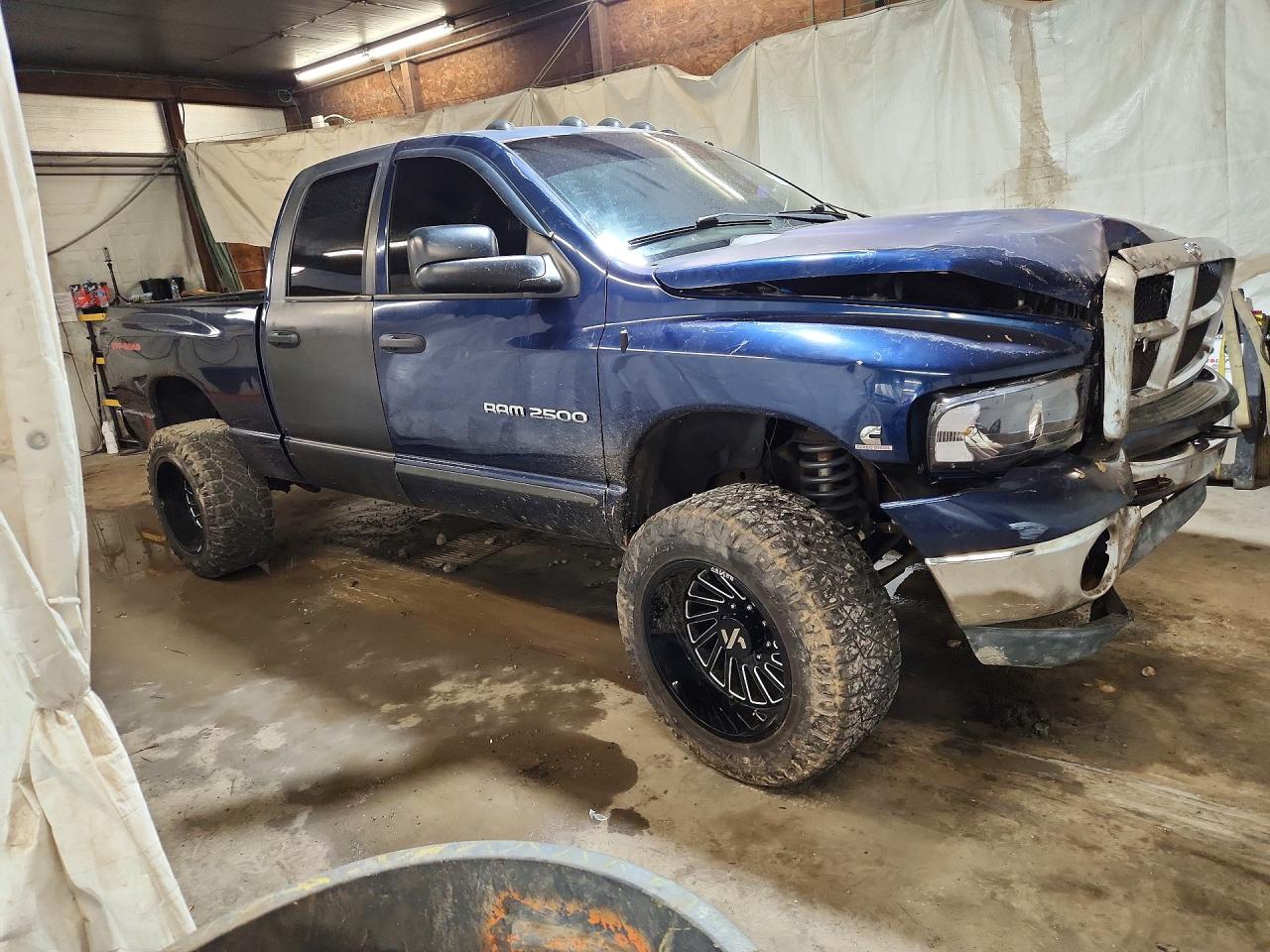 2004 Dodge Ram 2500 St Blue vin: 3D7KU28C74G278361