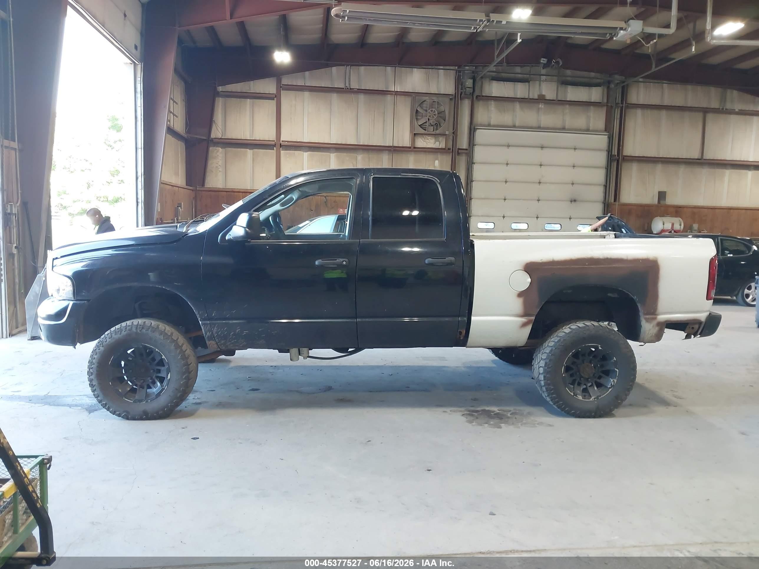 2003 Dodge Ram 2500 Slt/laramie/st Black vin: 3D7KU28C83G803765