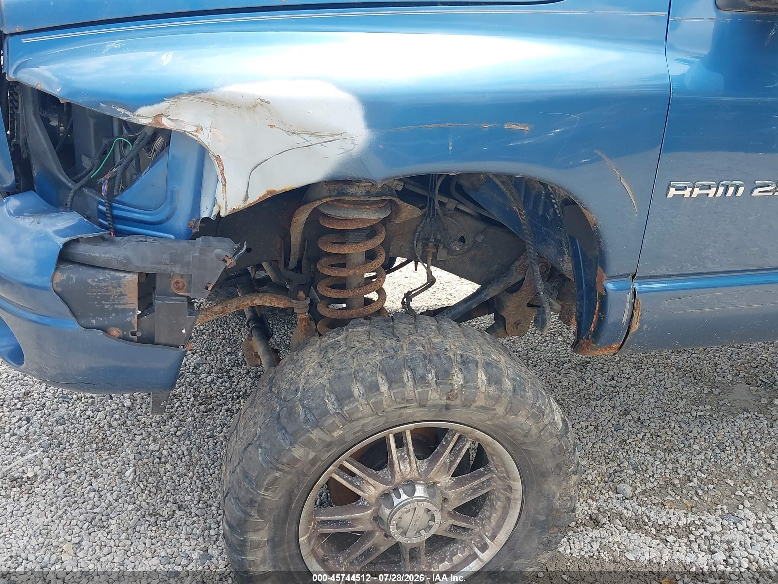 2004 Dodge Ram 2500 Slt/laramie Blue vin: 3D7KU28C84G138240