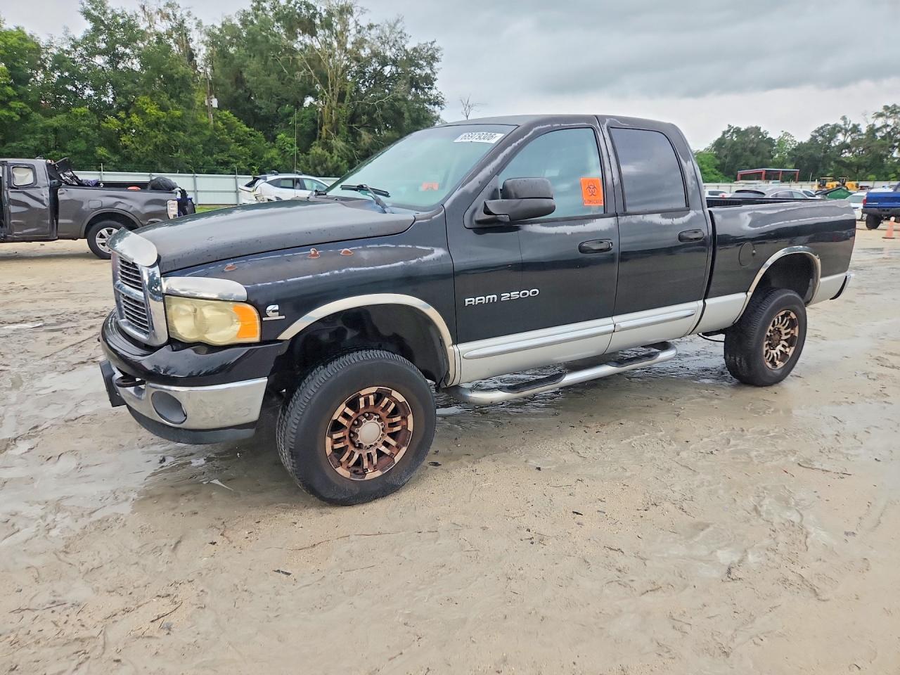 2004 Dodge Ram 2500 St Black vin: 3D7KU28C84G145589