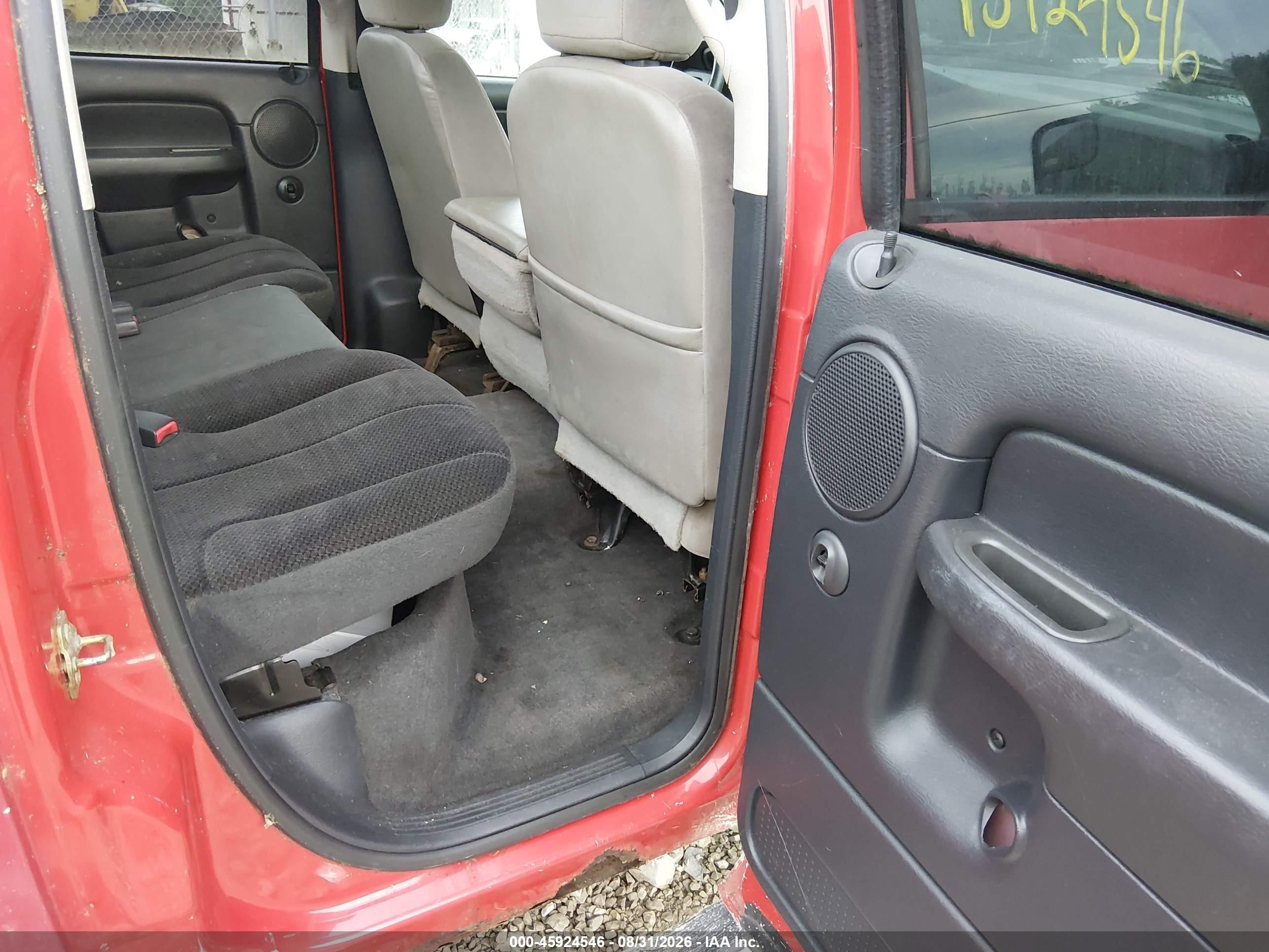 2004 Dodge Ram 2500 Slt/laramie Red vin: 3D7KU28C94G136450