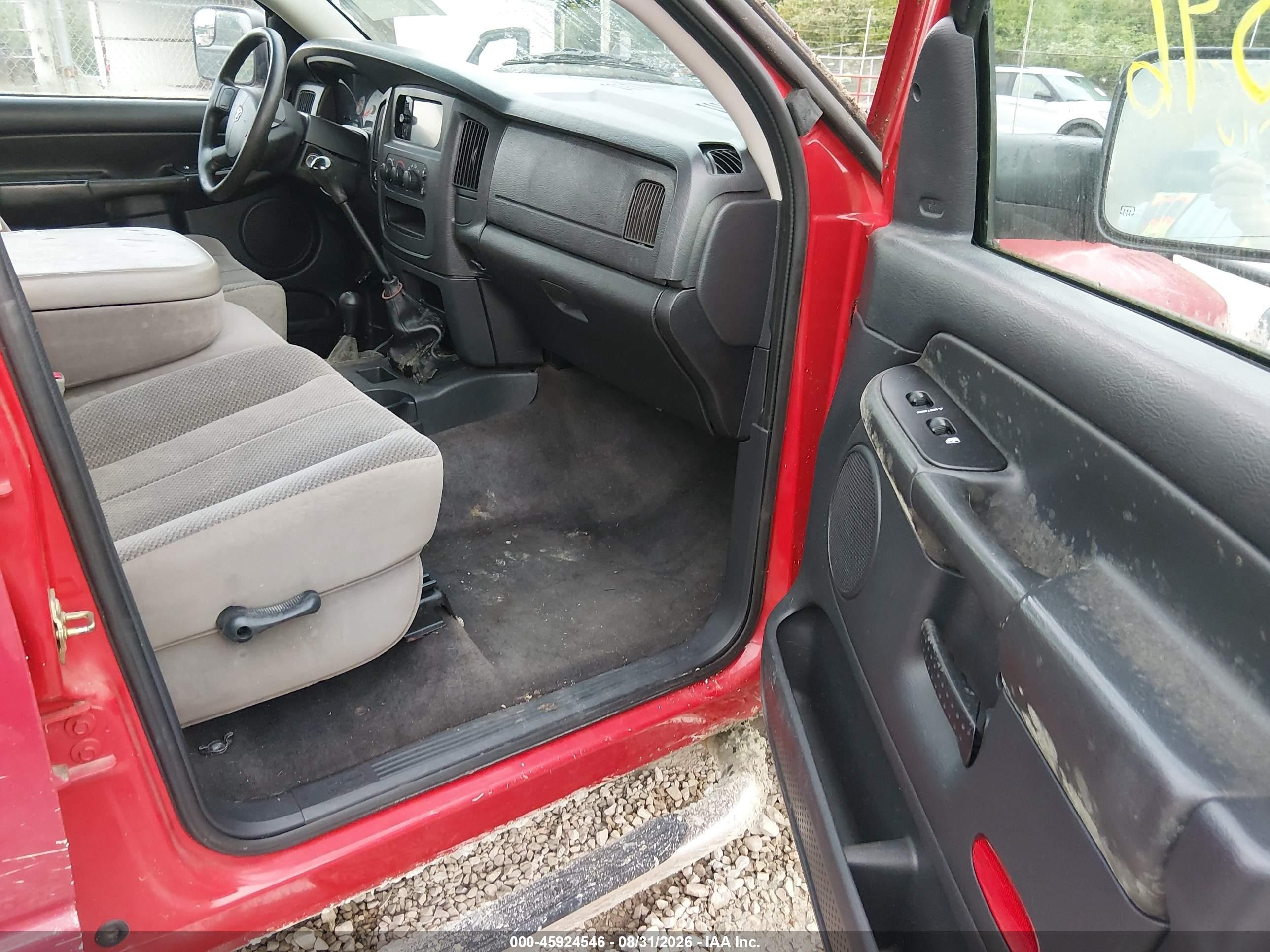 2004 Dodge Ram 2500 Slt/laramie Red vin: 3D7KU28C94G136450