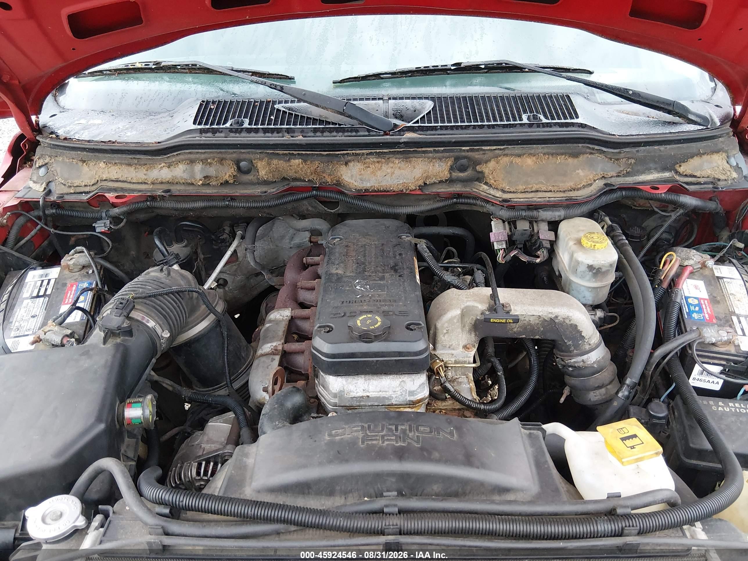 2004 Dodge Ram 2500 Slt/laramie Red vin: 3D7KU28C94G136450