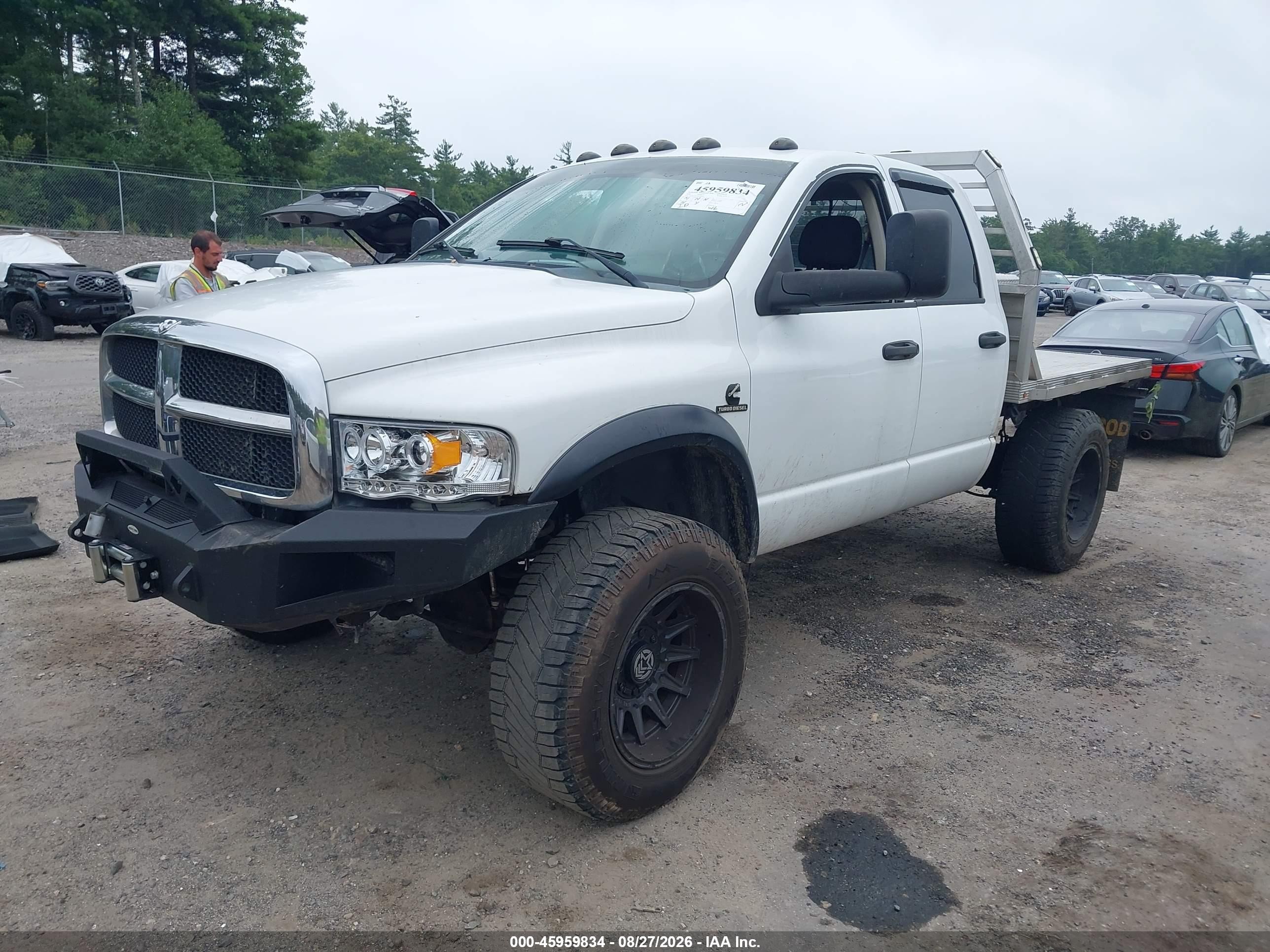 2004 Dodge Ram 2500 Slt/laramie White vin: 3D7KU28C94G180660