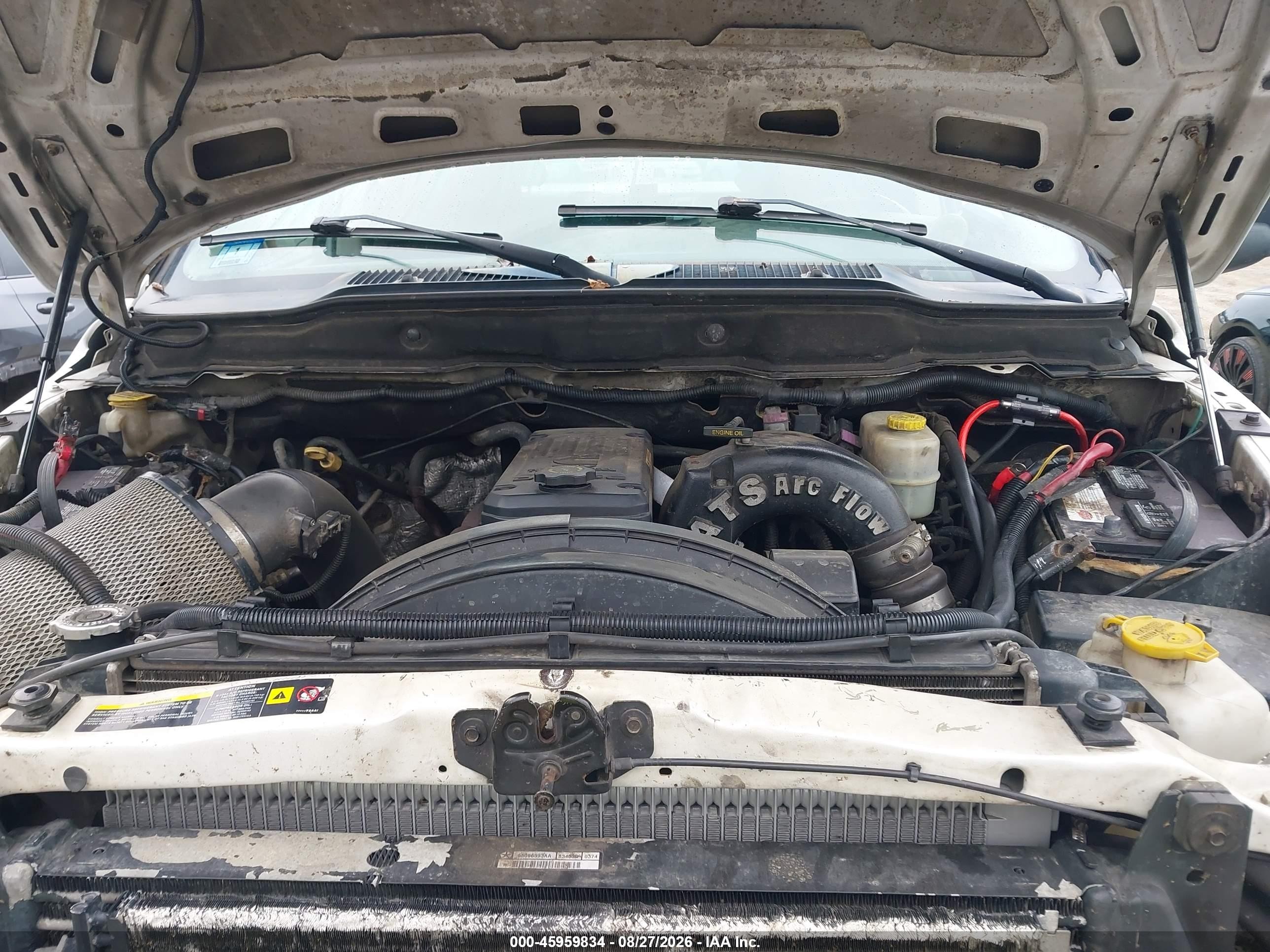 2004 Dodge Ram 2500 Slt/laramie White vin: 3D7KU28C94G180660