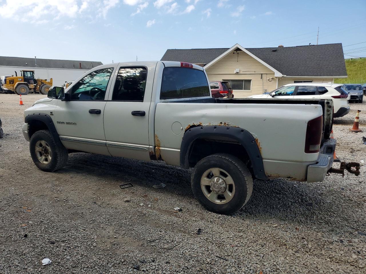 2004 Dodge Ram 2500 St White vin: 3D7KU28C94G193683