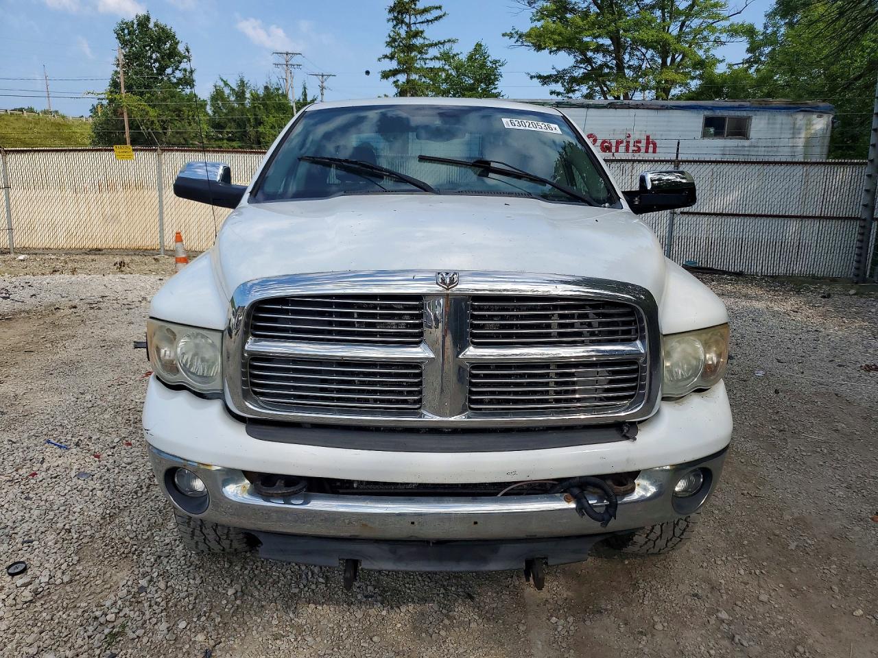 2004 Dodge Ram 2500 St White vin: 3D7KU28C94G193683