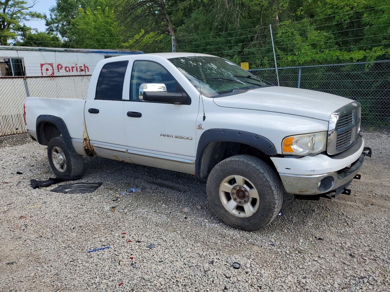 2004 Dodge Ram 2500 St White vin: 3D7KU28C94G193683