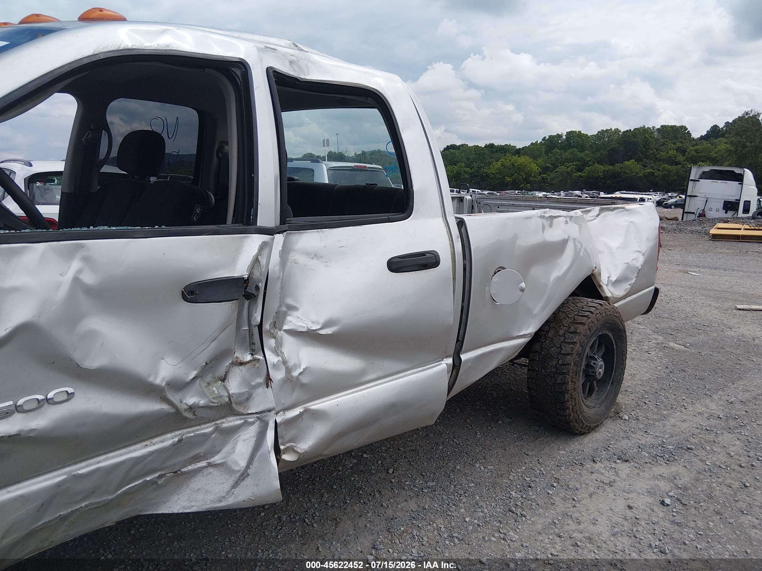 2003 Dodge Ram 2500 Slt/laramie/st Черный vin: 3D7KU28CX3G769019