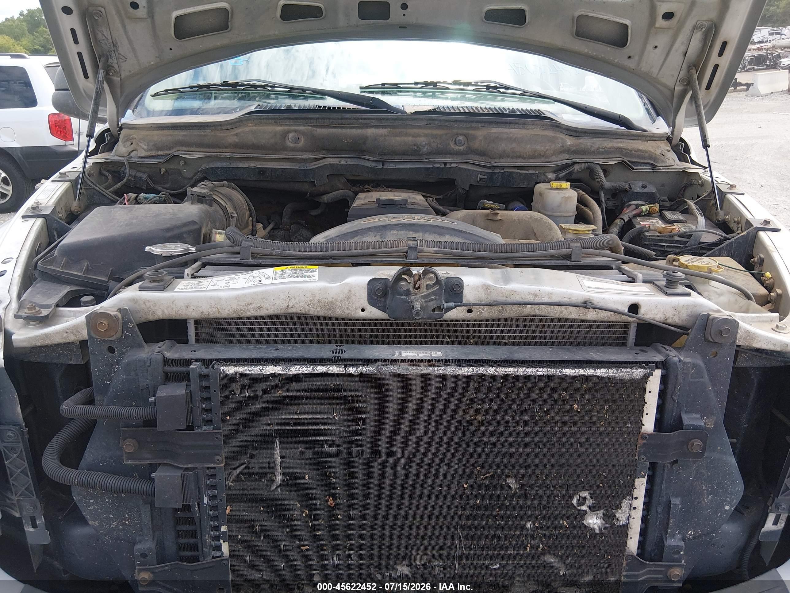 2003 Dodge Ram 2500 Slt/laramie/st Черный vin: 3D7KU28CX3G769019