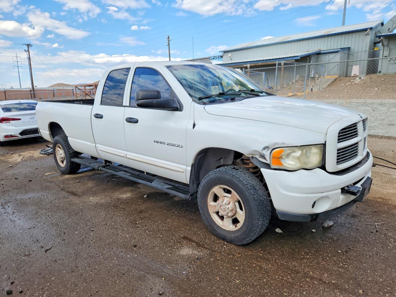 2004 Dodge Ram 2500 St White vin: 3D7KU28CX4G139745