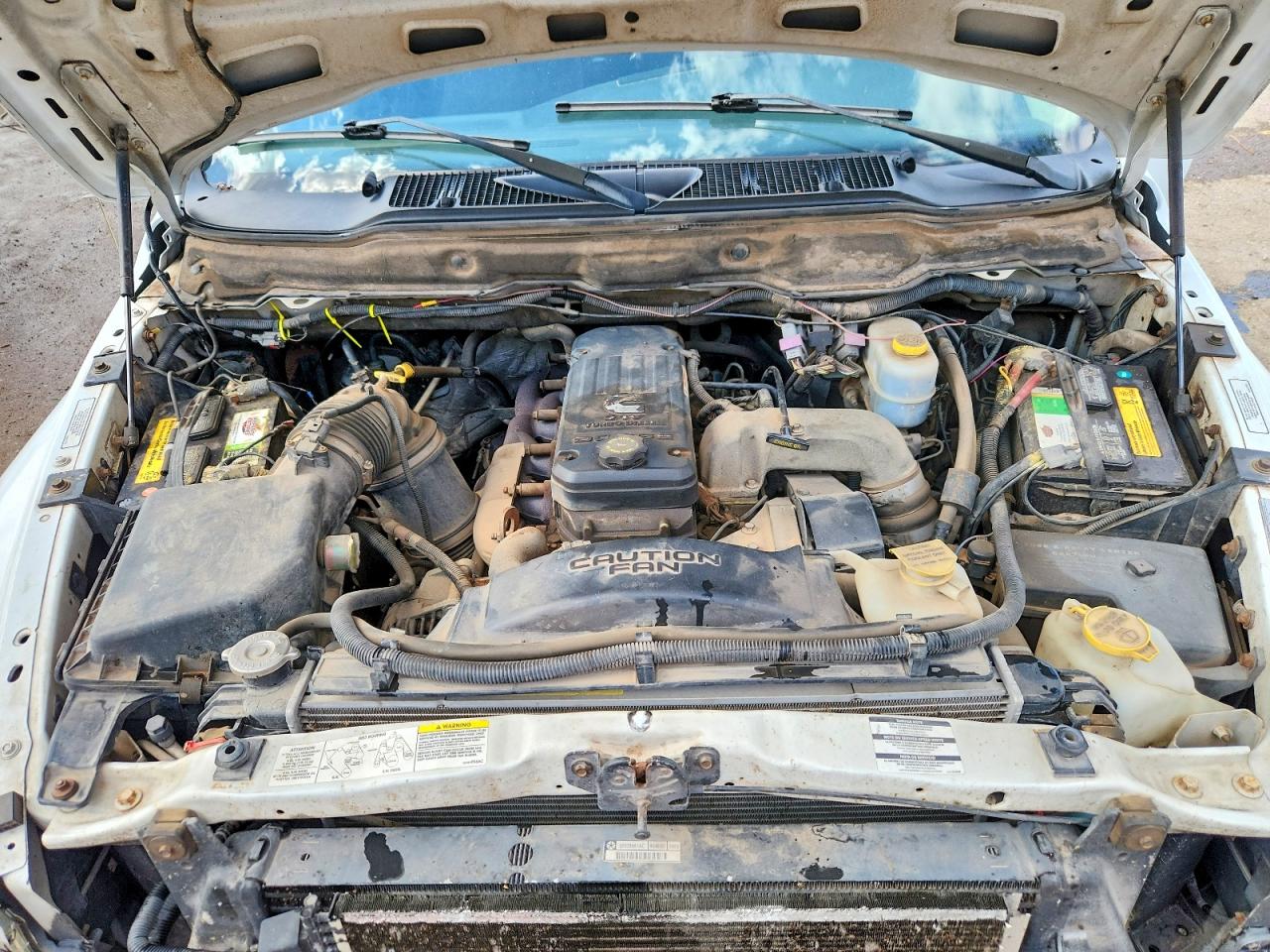 2004 Dodge Ram 2500 St White vin: 3D7KU28CX4G139745