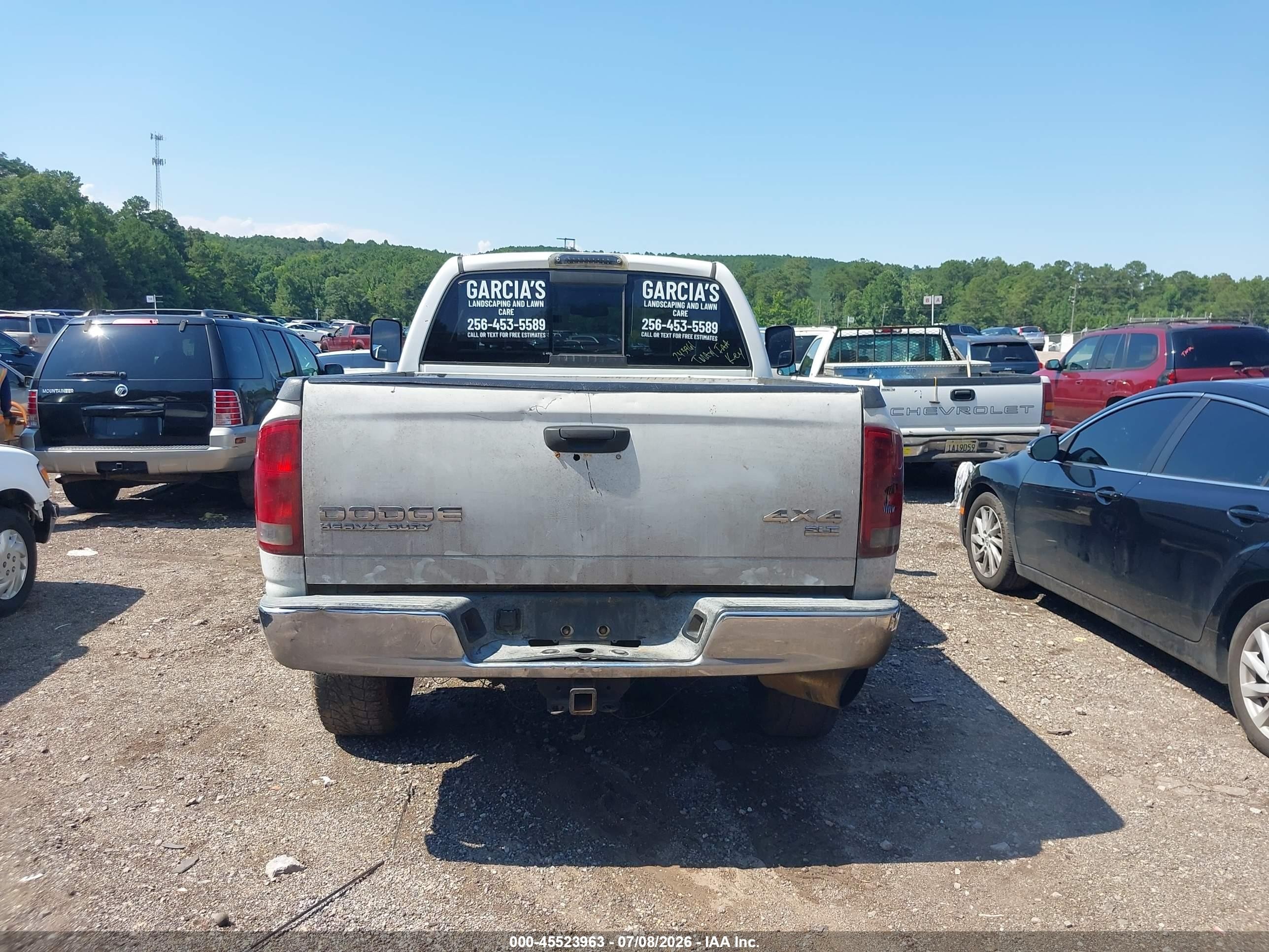 2004 Dodge Ram 2500 Slt/laramie White vin: 3D7KU28CX4G243961