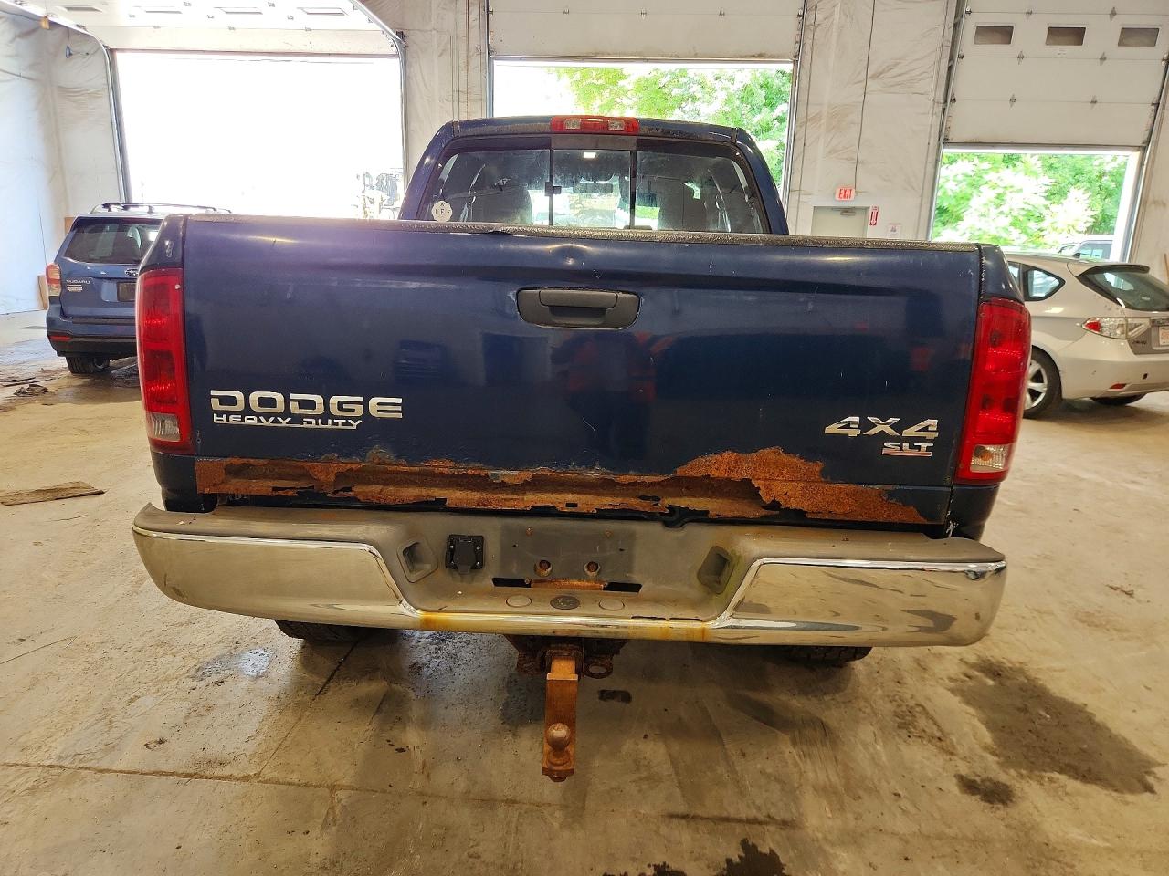 2003 Dodge Ram 2500 St Blue vin: 3D7KU28D03G822612