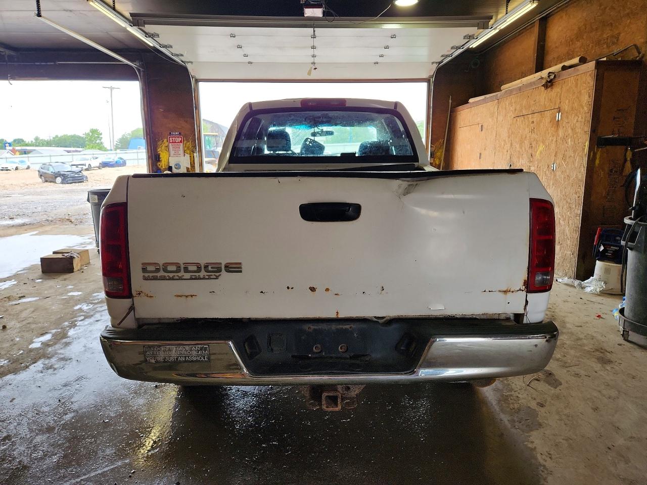 2003 Dodge Ram 2500 St White vin: 3D7KU28D03G845565
