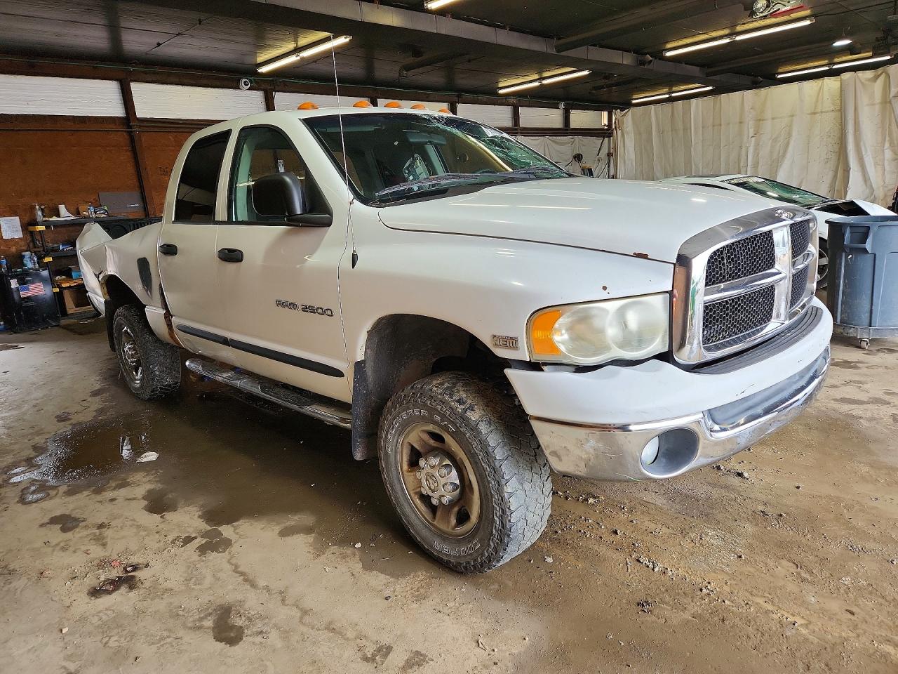 2003 Dodge Ram 2500 St White vin: 3D7KU28D03G845565