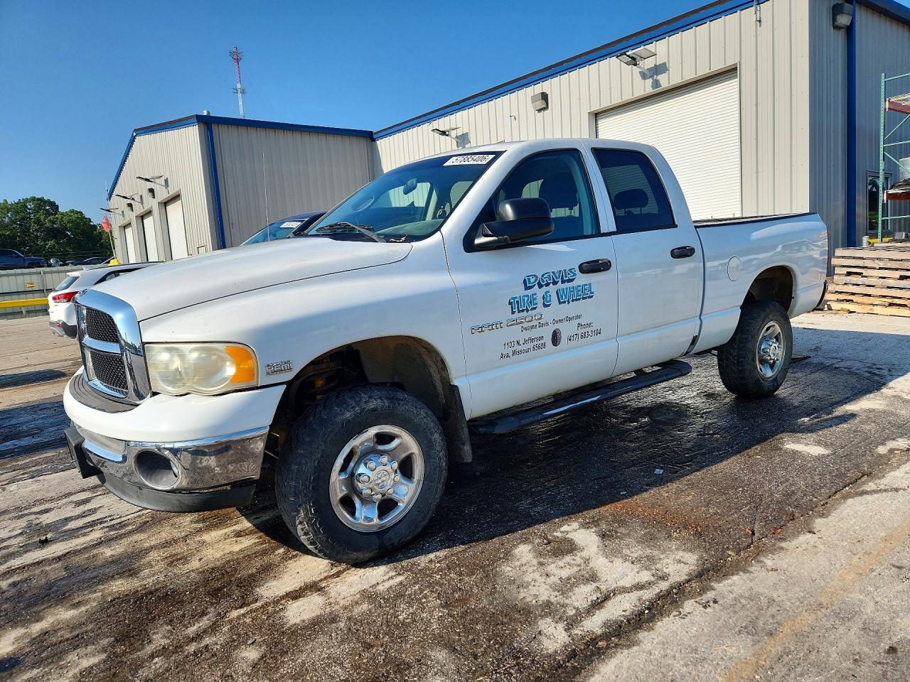 2004 Dodge Ram 2500 St White vin: 3D7KU28D04G159950