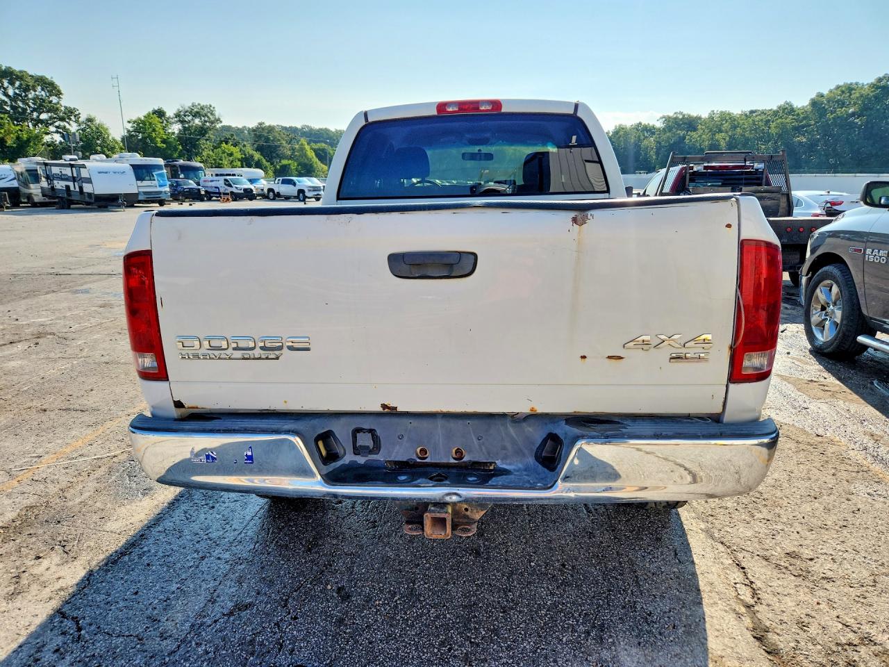 2004 Dodge Ram 2500 St White vin: 3D7KU28D04G159950