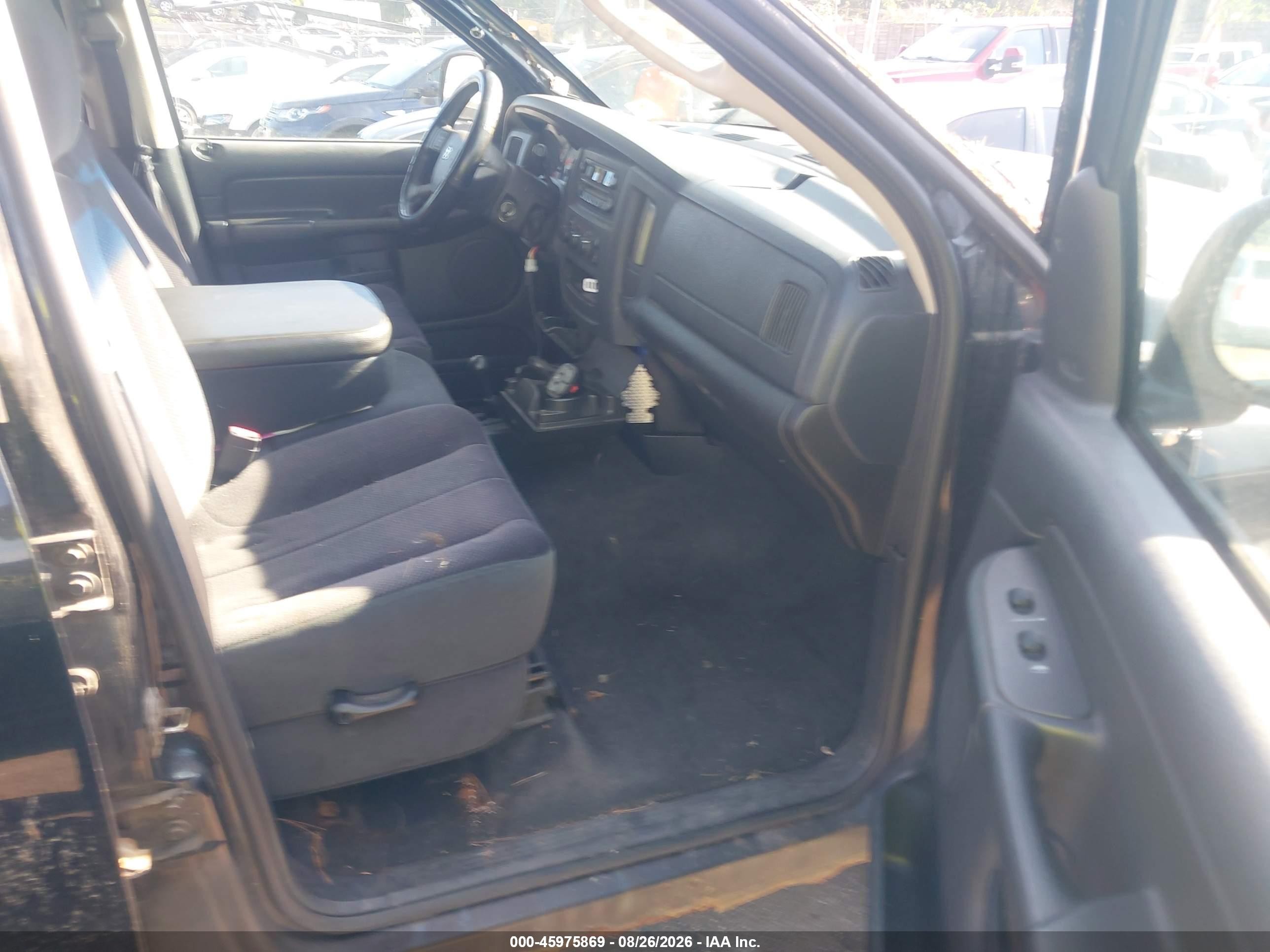 2004 Dodge Ram 2500 Slt/laramie Black vin: 3D7KU28D14G106853