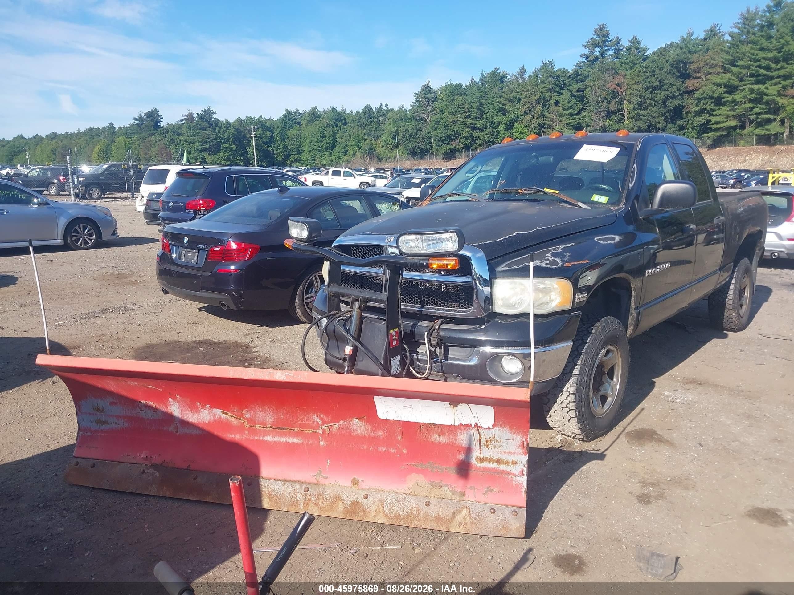 2004 Dodge Ram 2500 Slt/laramie Black vin: 3D7KU28D14G106853