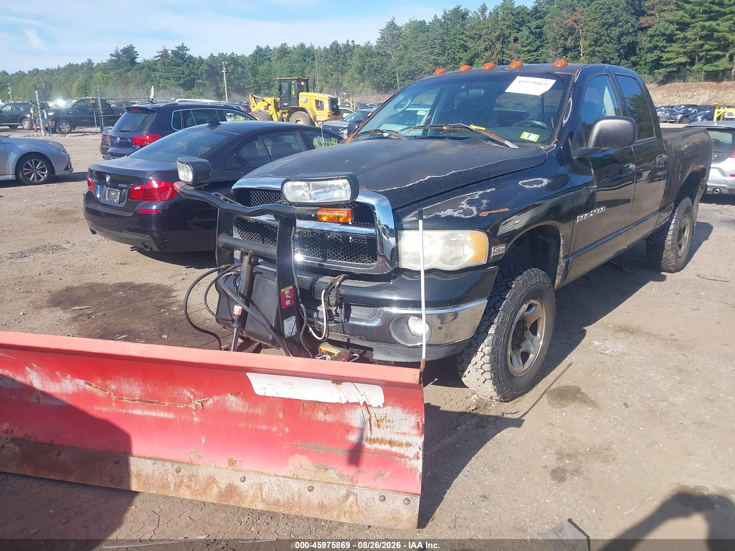2004 Dodge Ram 2500 Slt/laramie Black vin: 3D7KU28D14G106853