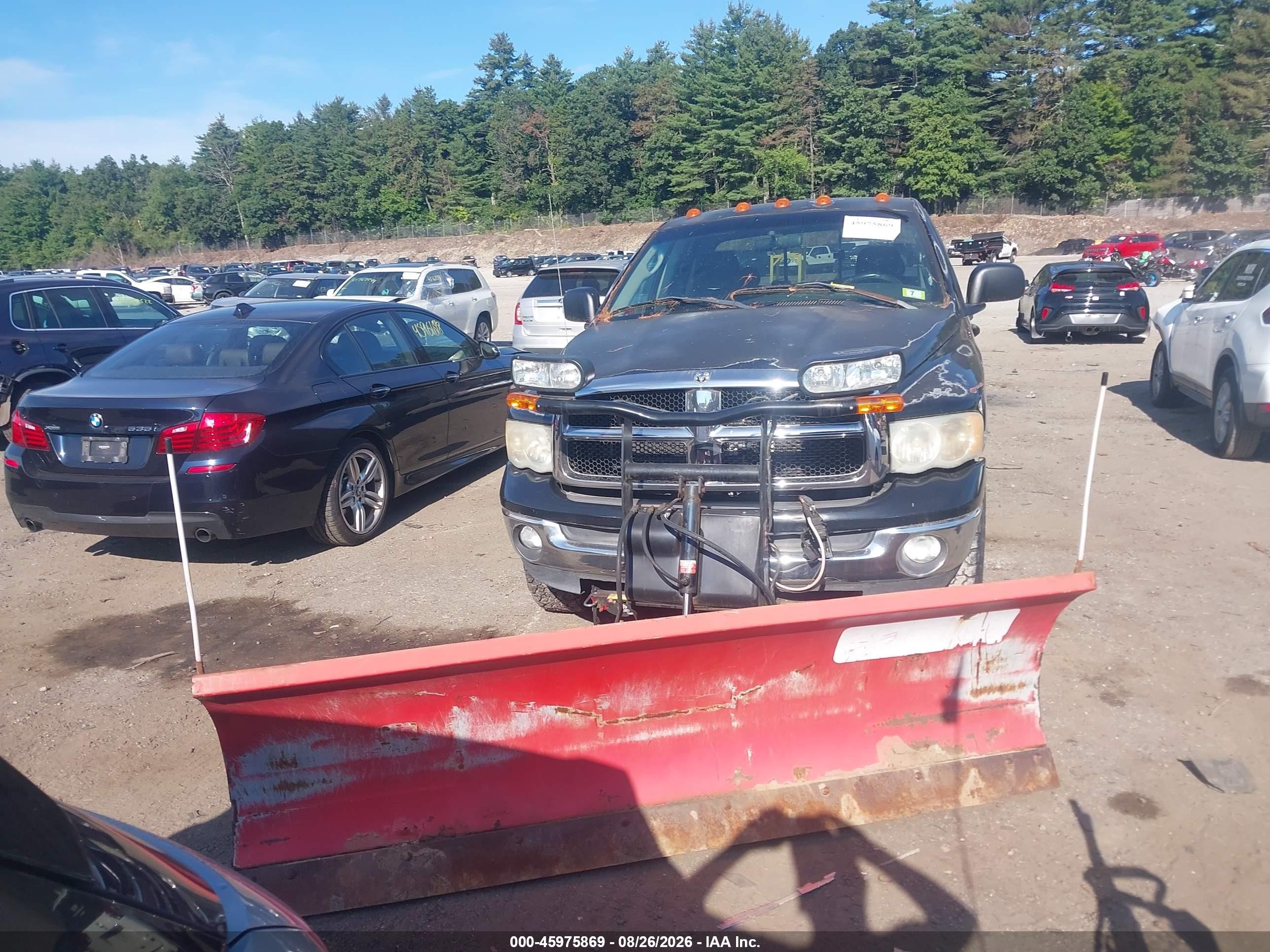 2004 Dodge Ram 2500 Slt/laramie Black vin: 3D7KU28D14G106853