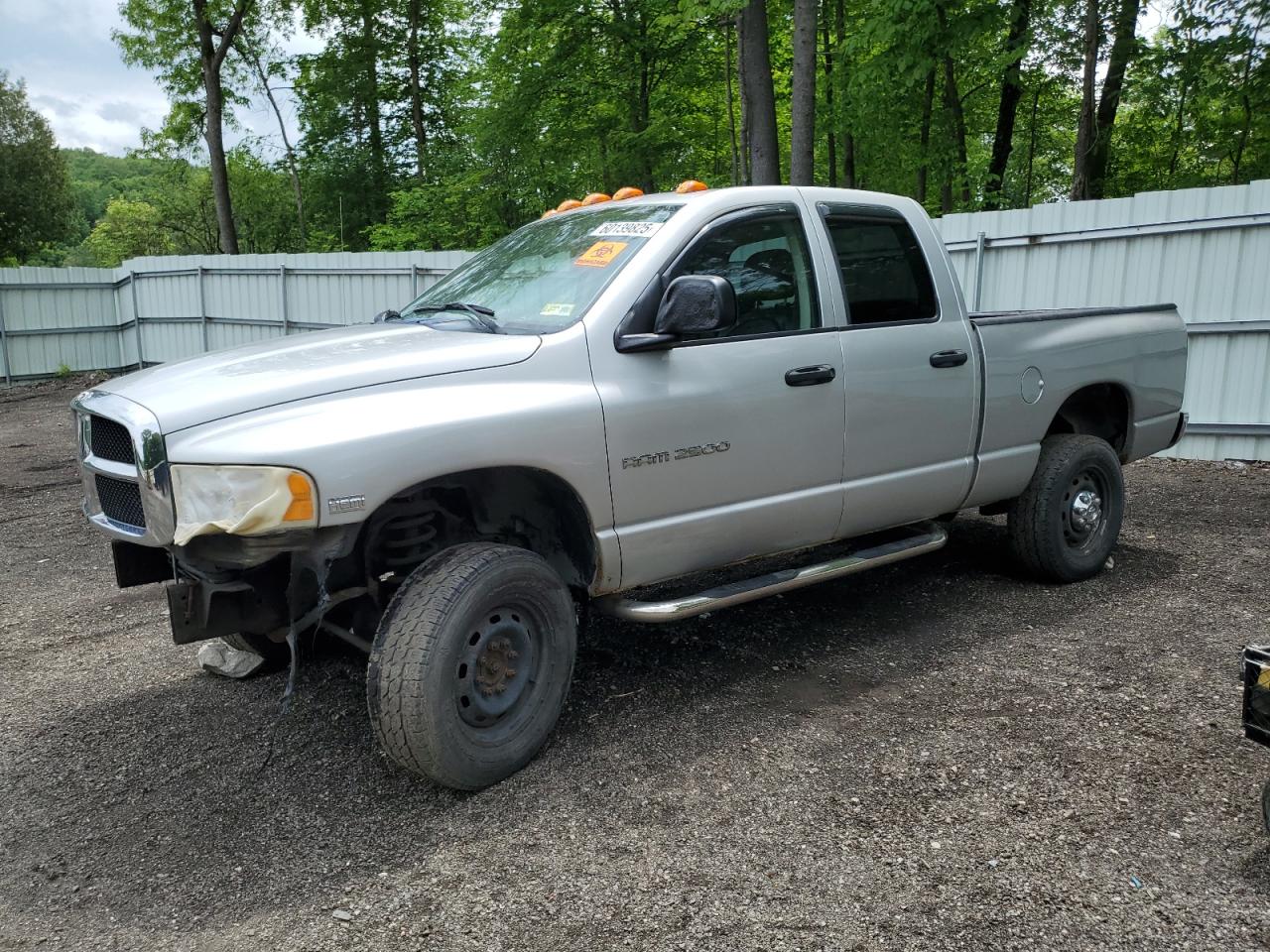 2003 Dodge Ram 2500 St Silver vin: 3D7KU28D33G703596