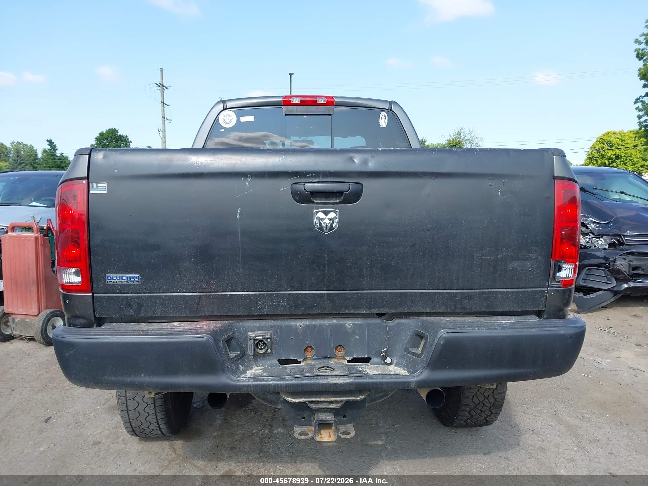 2003 Dodge Ram 2500 Slt/laramie/st Gray vin: 3D7KU28D43G795608