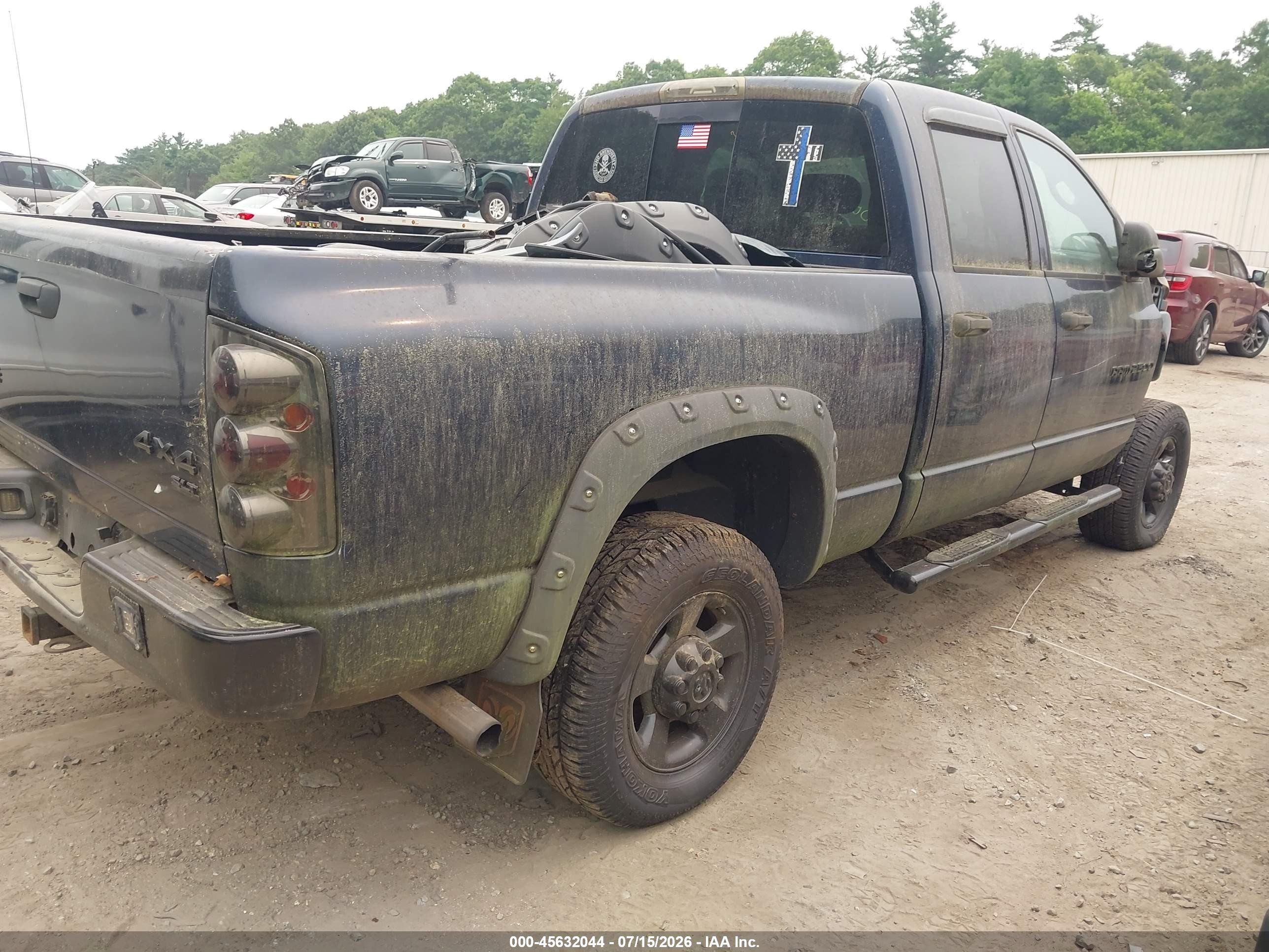 2004 Dodge Ram 2500 Slt/laramie Синий vin: 3D7KU28D44G138079