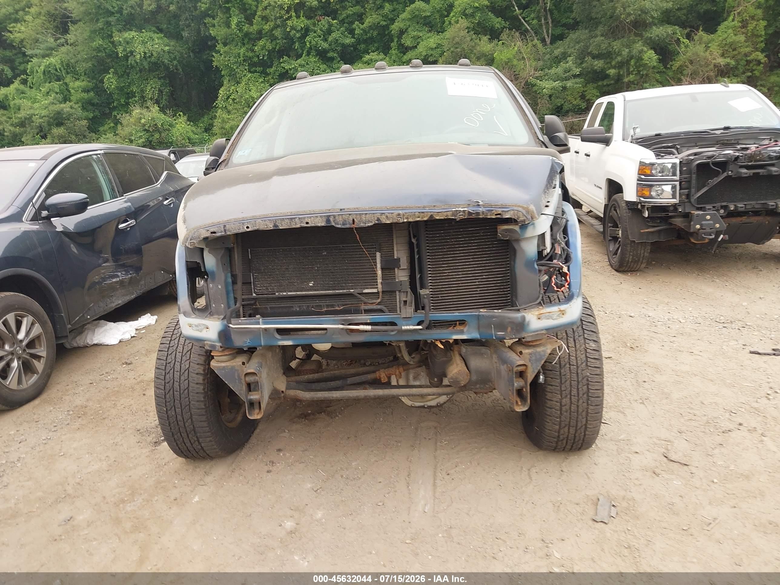 2004 Dodge Ram 2500 Slt/laramie Синий vin: 3D7KU28D44G138079