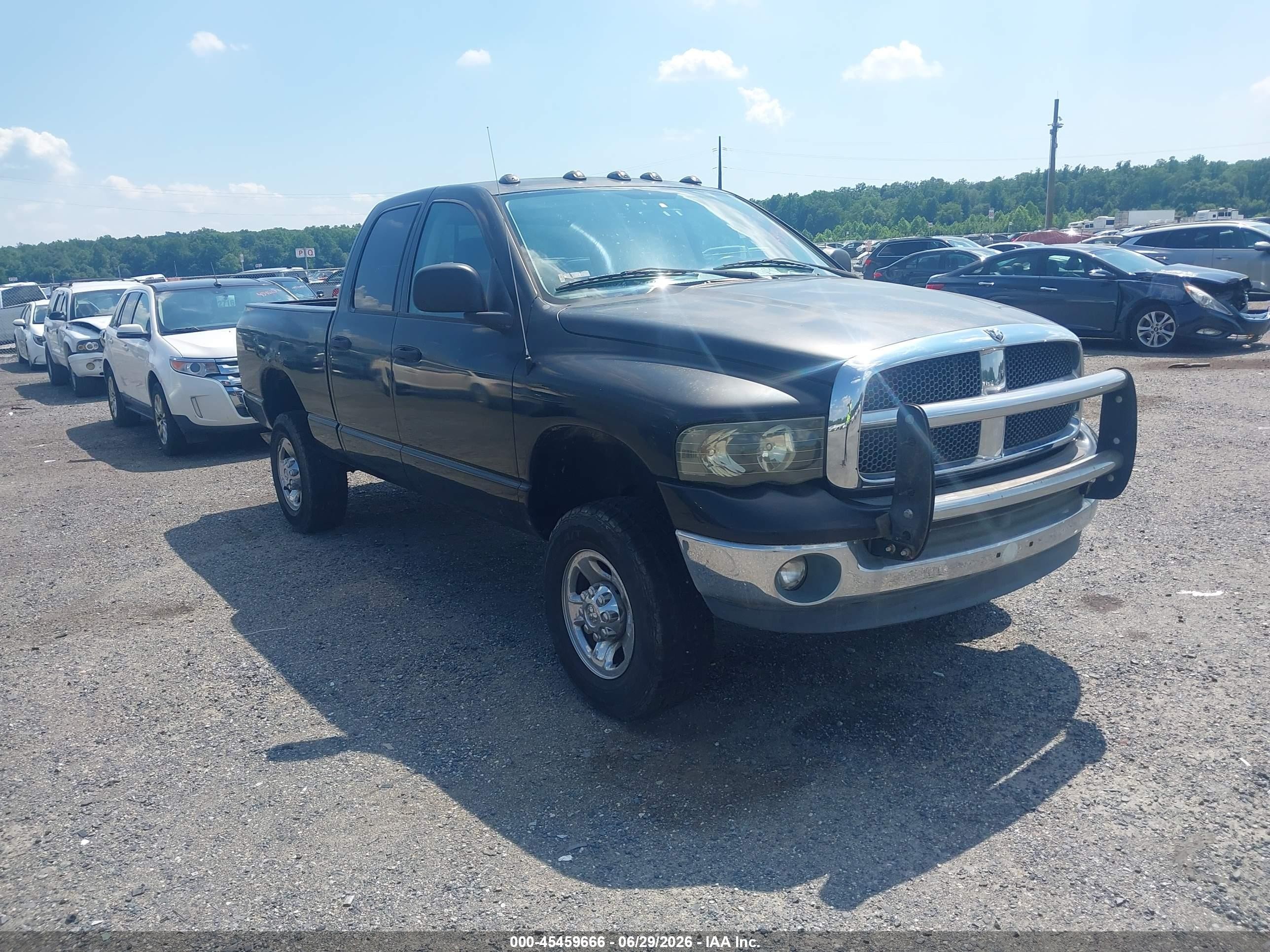 2003 Dodge Ram 2500 Slt/laramie/st Black vin: 3D7KU28D53G701333