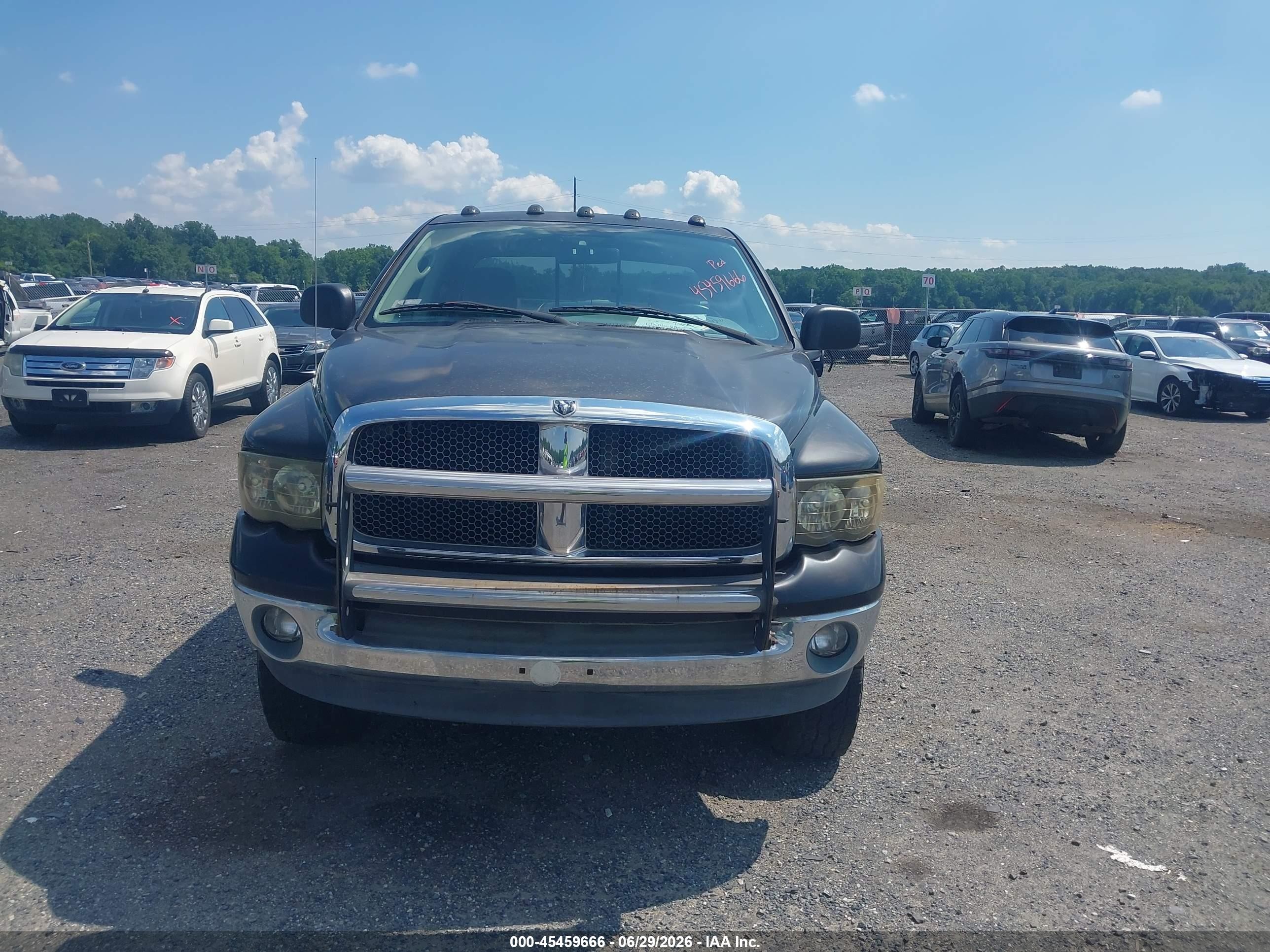 2003 Dodge Ram 2500 Slt/laramie/st Black vin: 3D7KU28D53G701333
