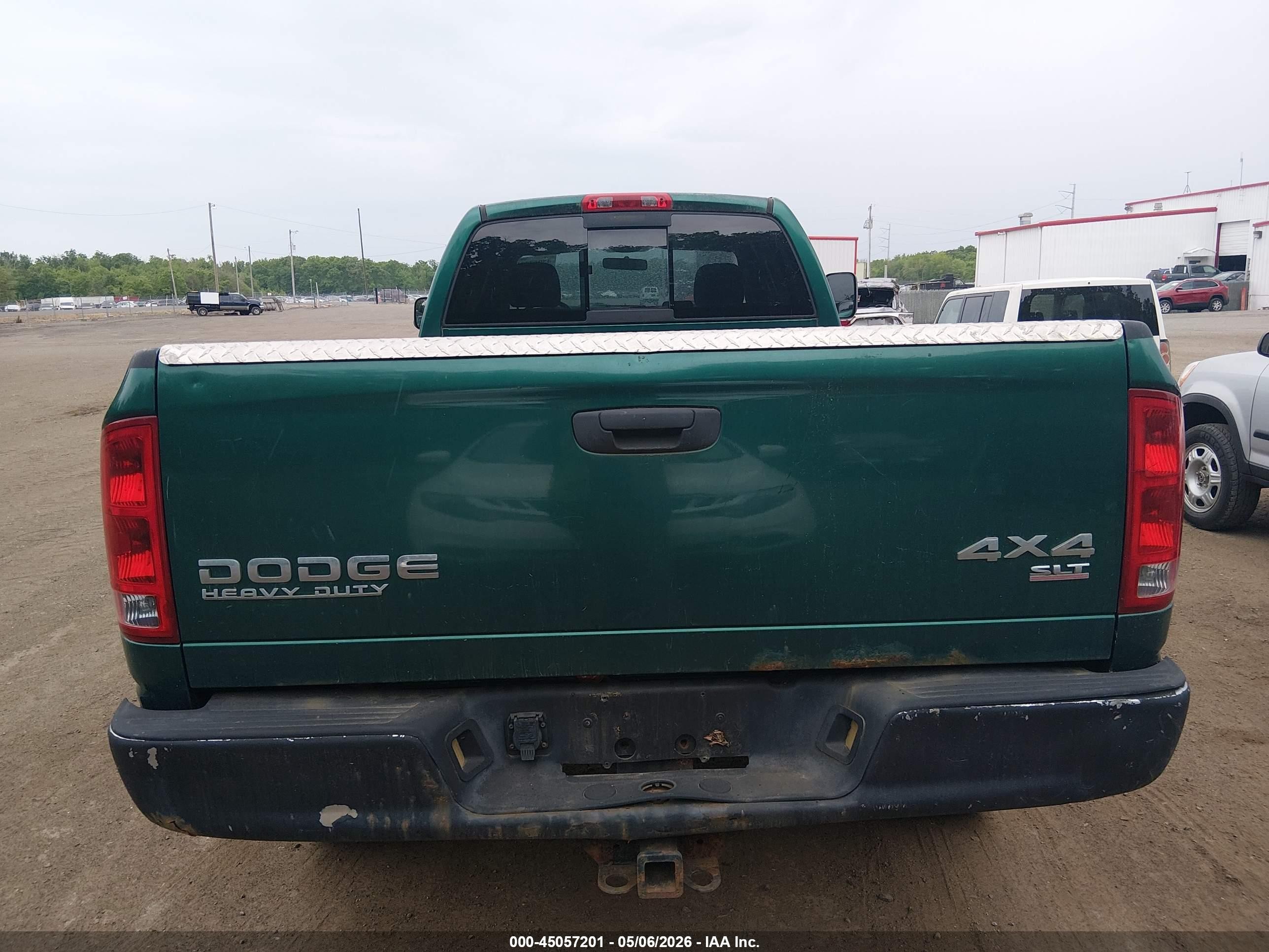 2003 Dodge Ram 2500   Green vin: 3D7KU28D53G863253