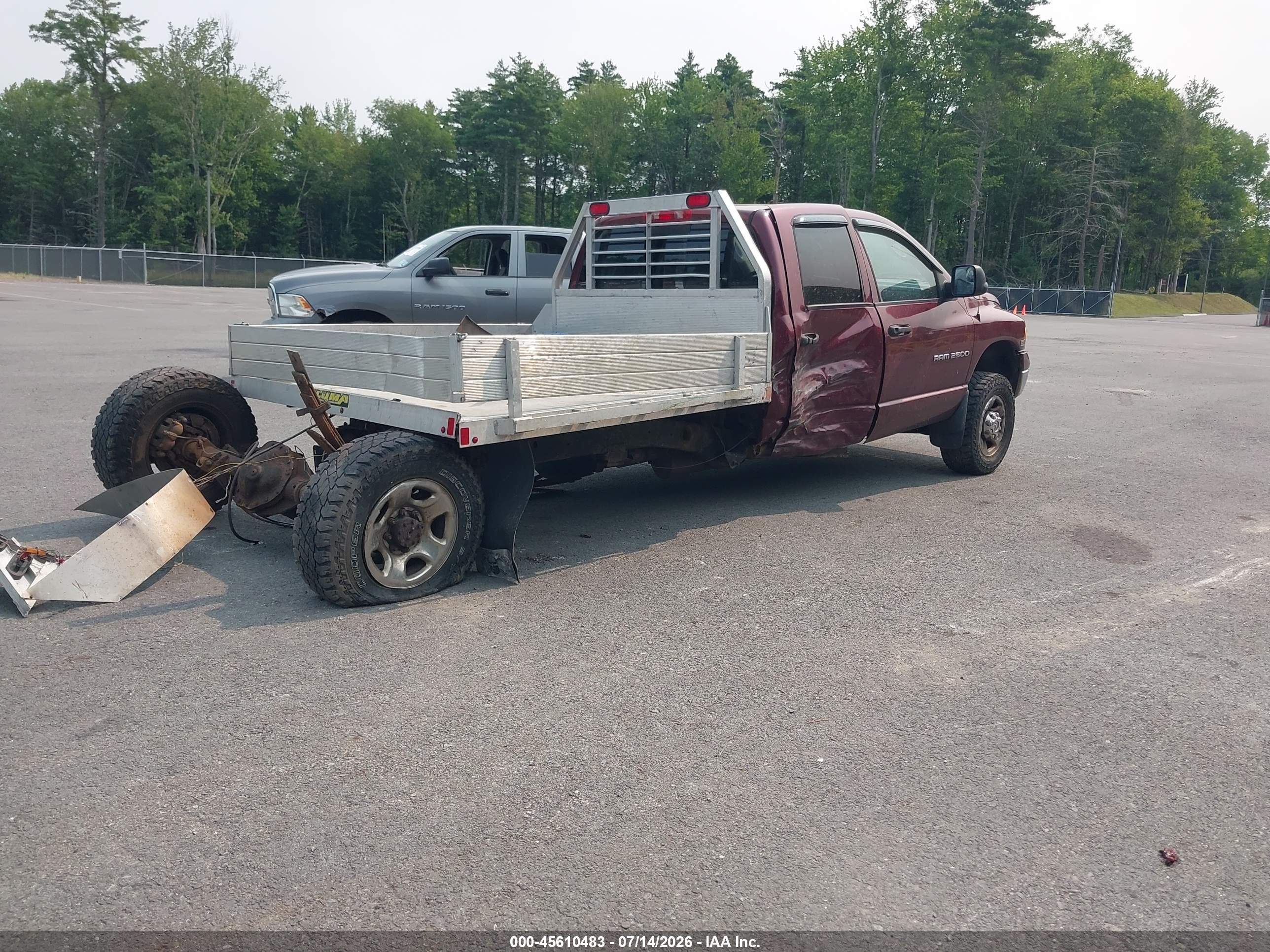 2003 Dodge Ram 2500 Slt/laramie/st Red vin: 3D7KU28D63G782567