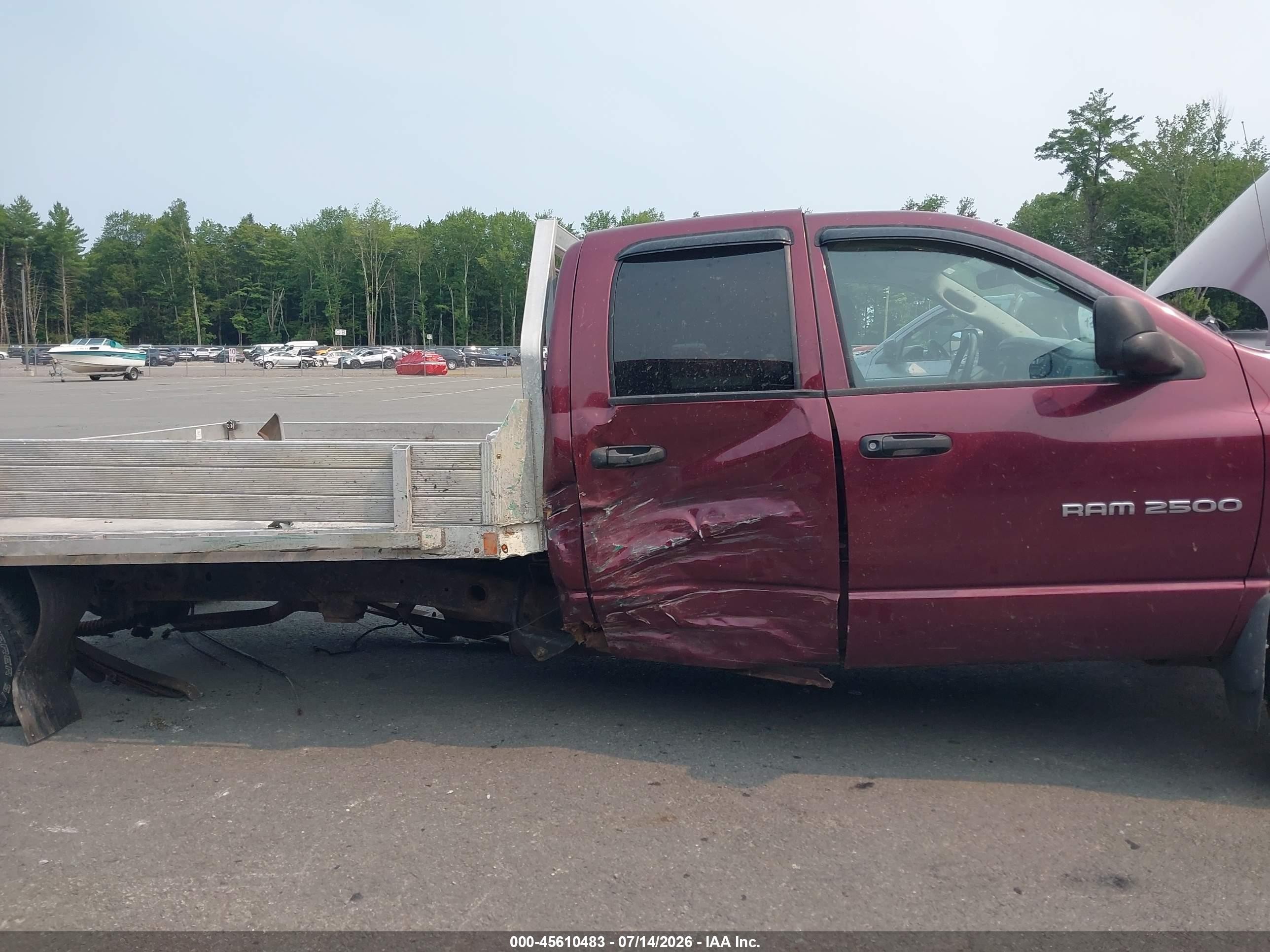 2003 Dodge Ram 2500 Slt/laramie/st Red vin: 3D7KU28D63G782567