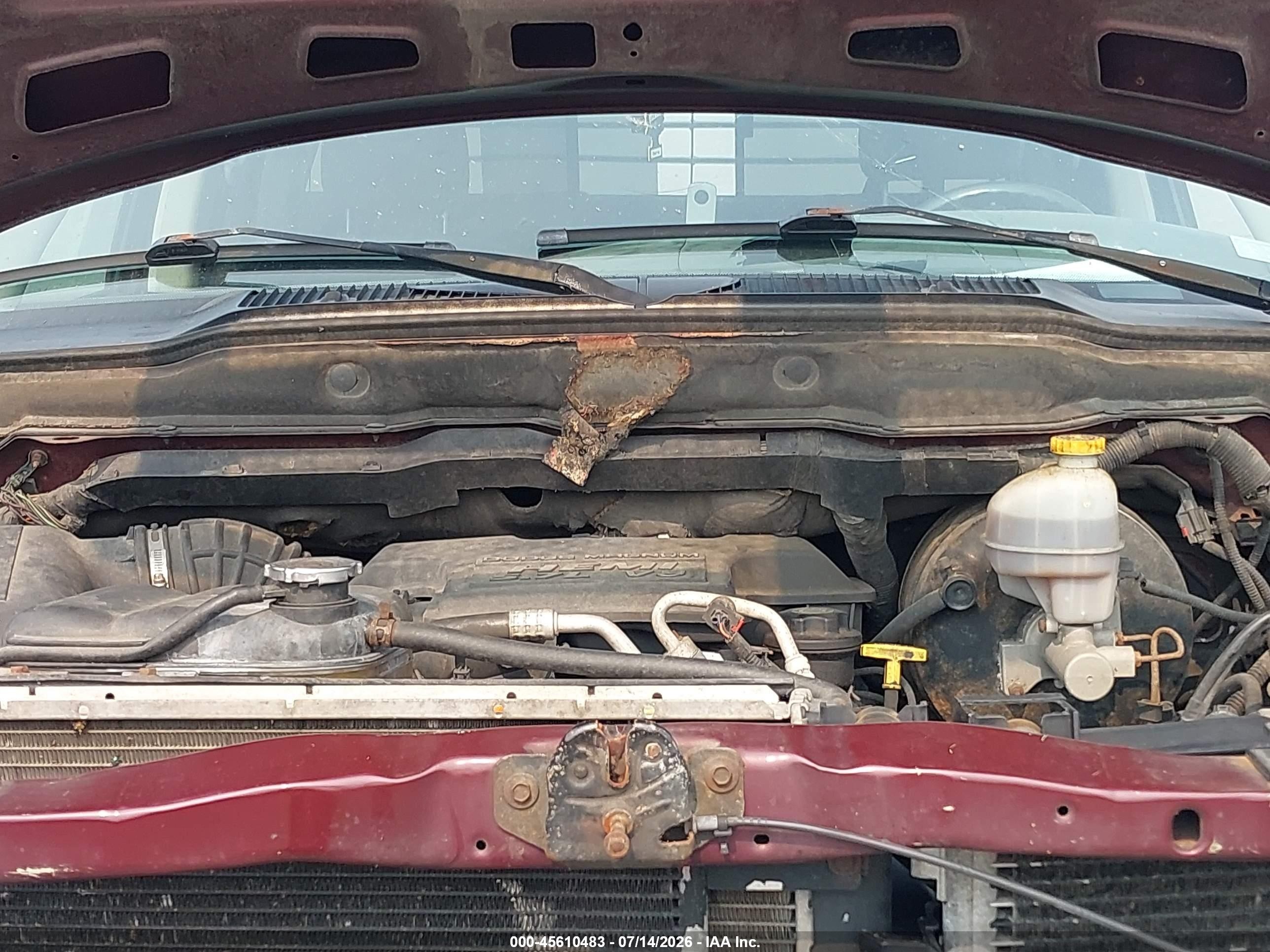 2003 Dodge Ram 2500 Slt/laramie/st Red vin: 3D7KU28D63G782567